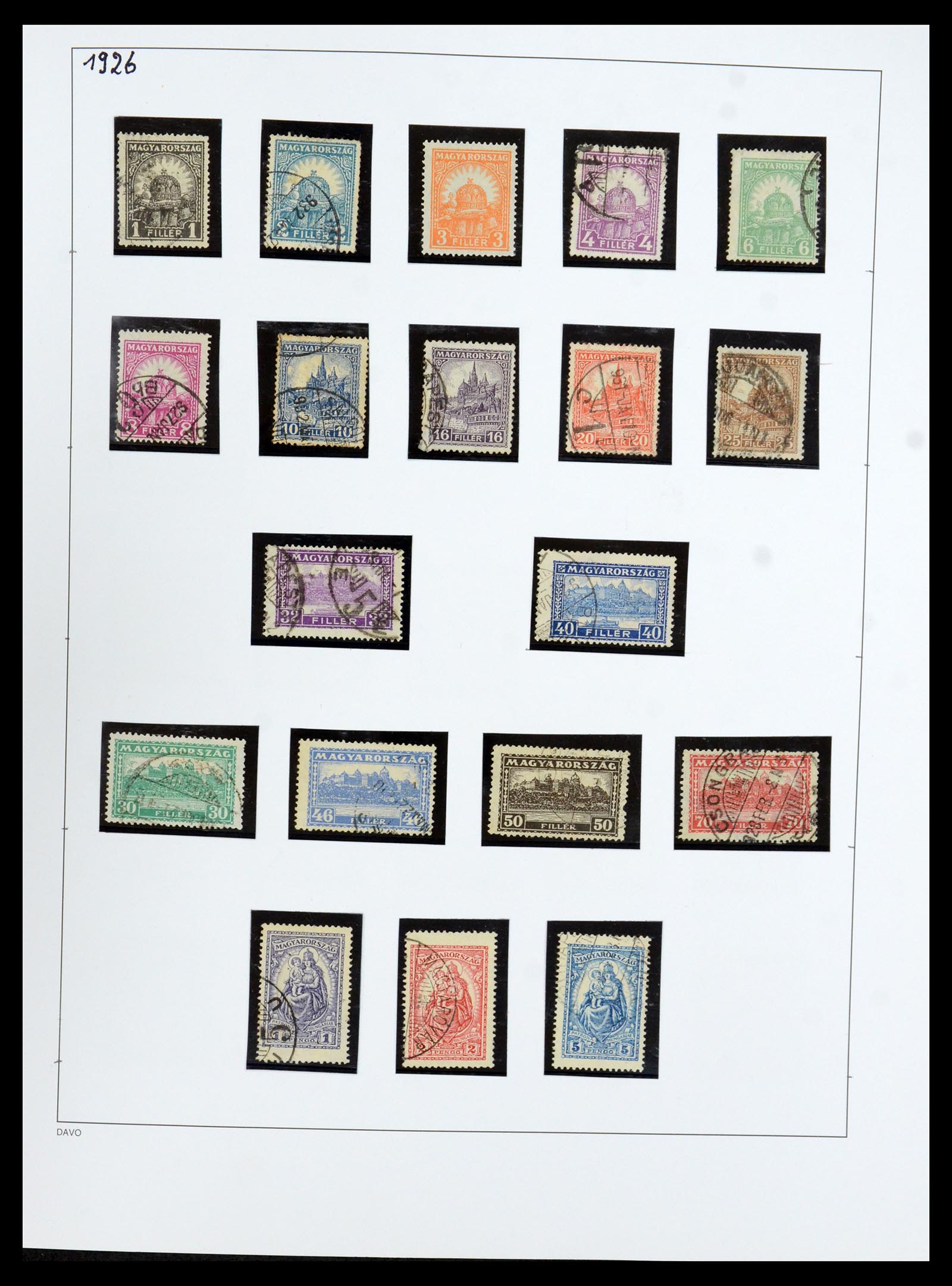 35956 025 - Postzegelverzameling 35956 Hongarije 1871-1991.