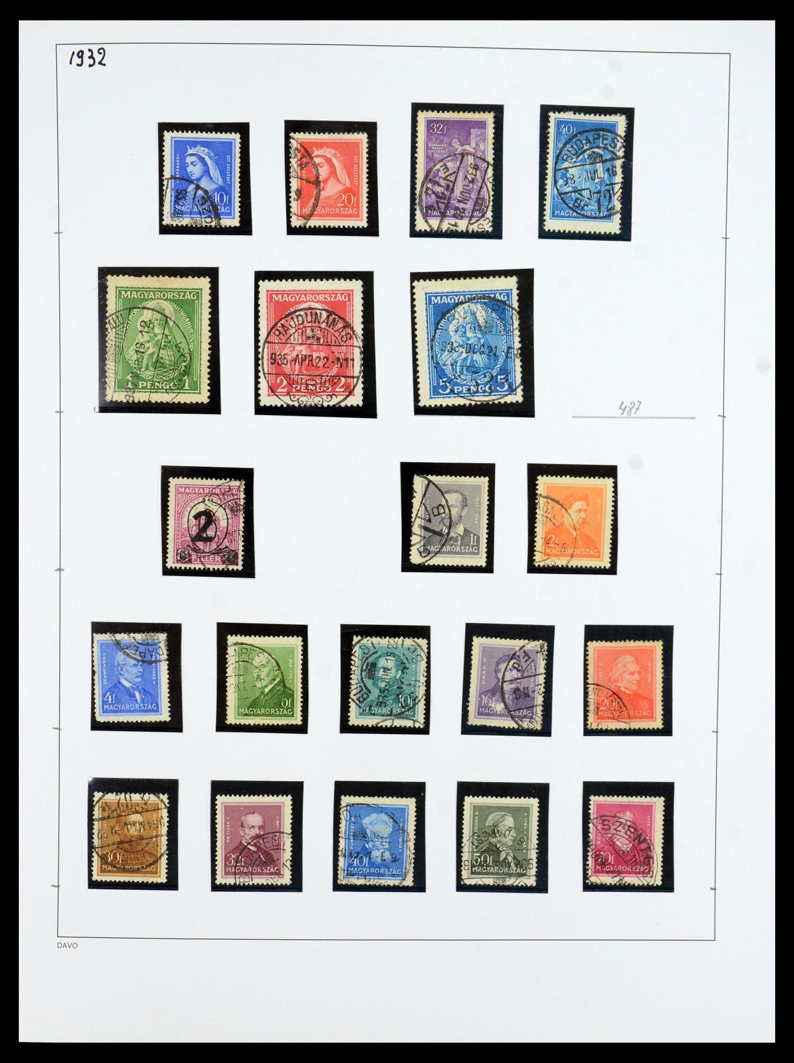 35956 031 - Postzegelverzameling 35956 Hongarije 1871-1991.