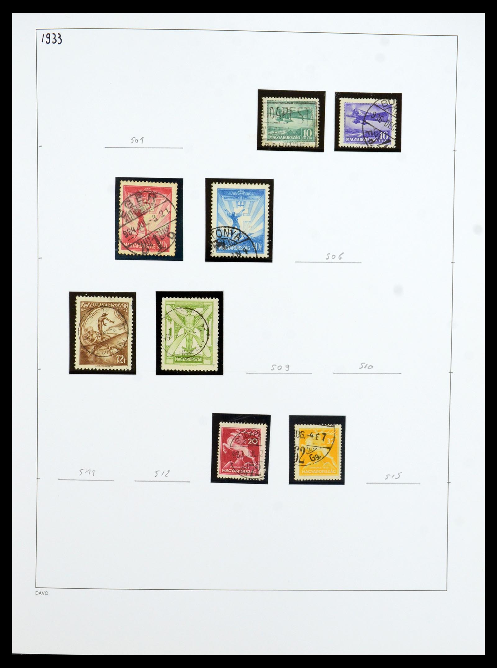 35956 032 - Postzegelverzameling 35956 Hongarije 1871-1991.
