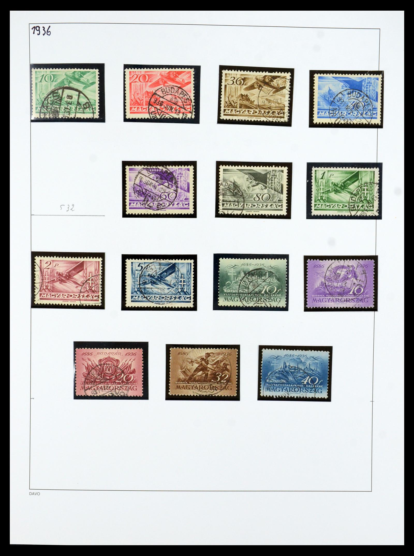 35956 034 - Postzegelverzameling 35956 Hongarije 1871-1991.