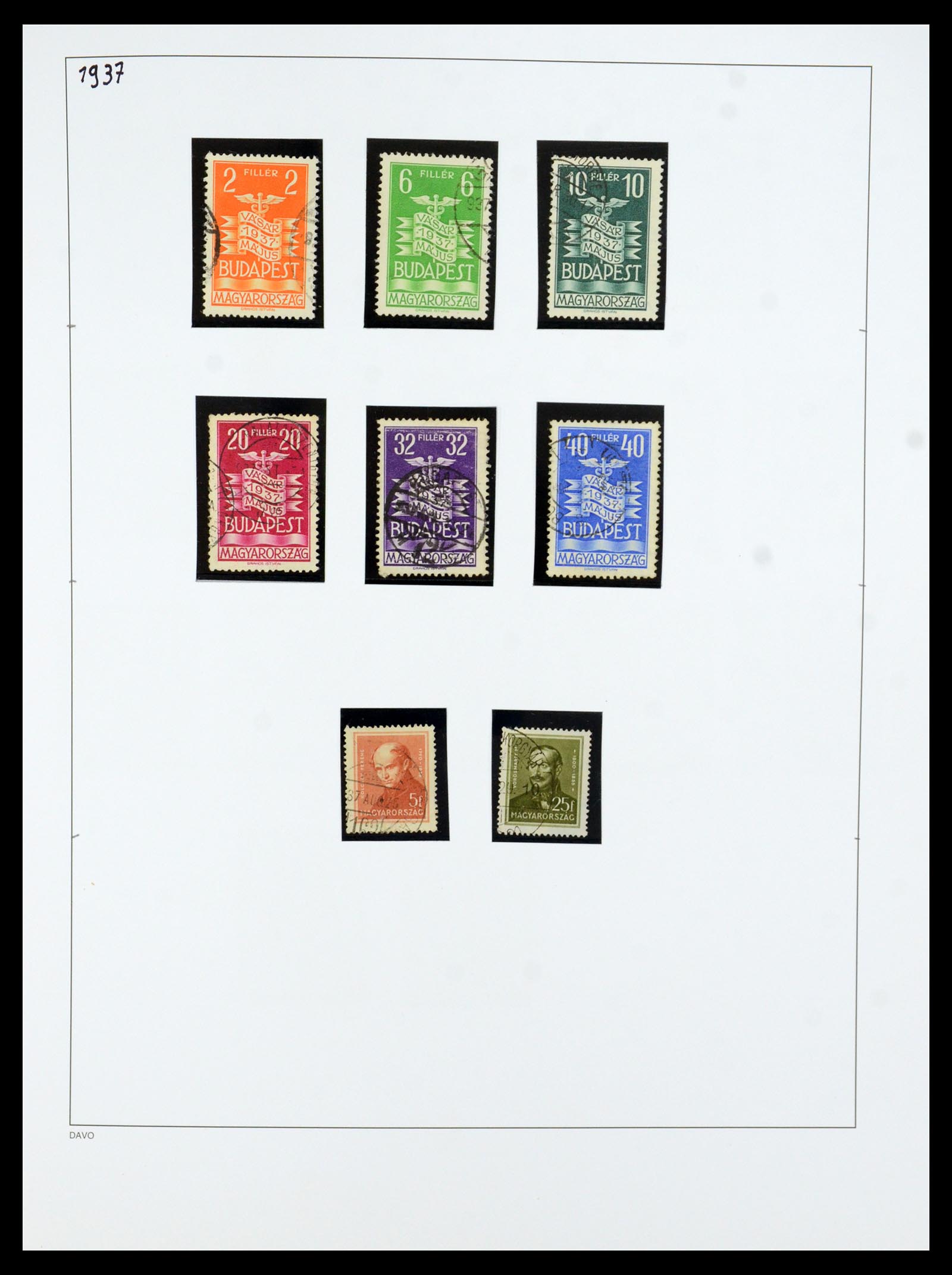 35956 035 - Postzegelverzameling 35956 Hongarije 1871-1991.