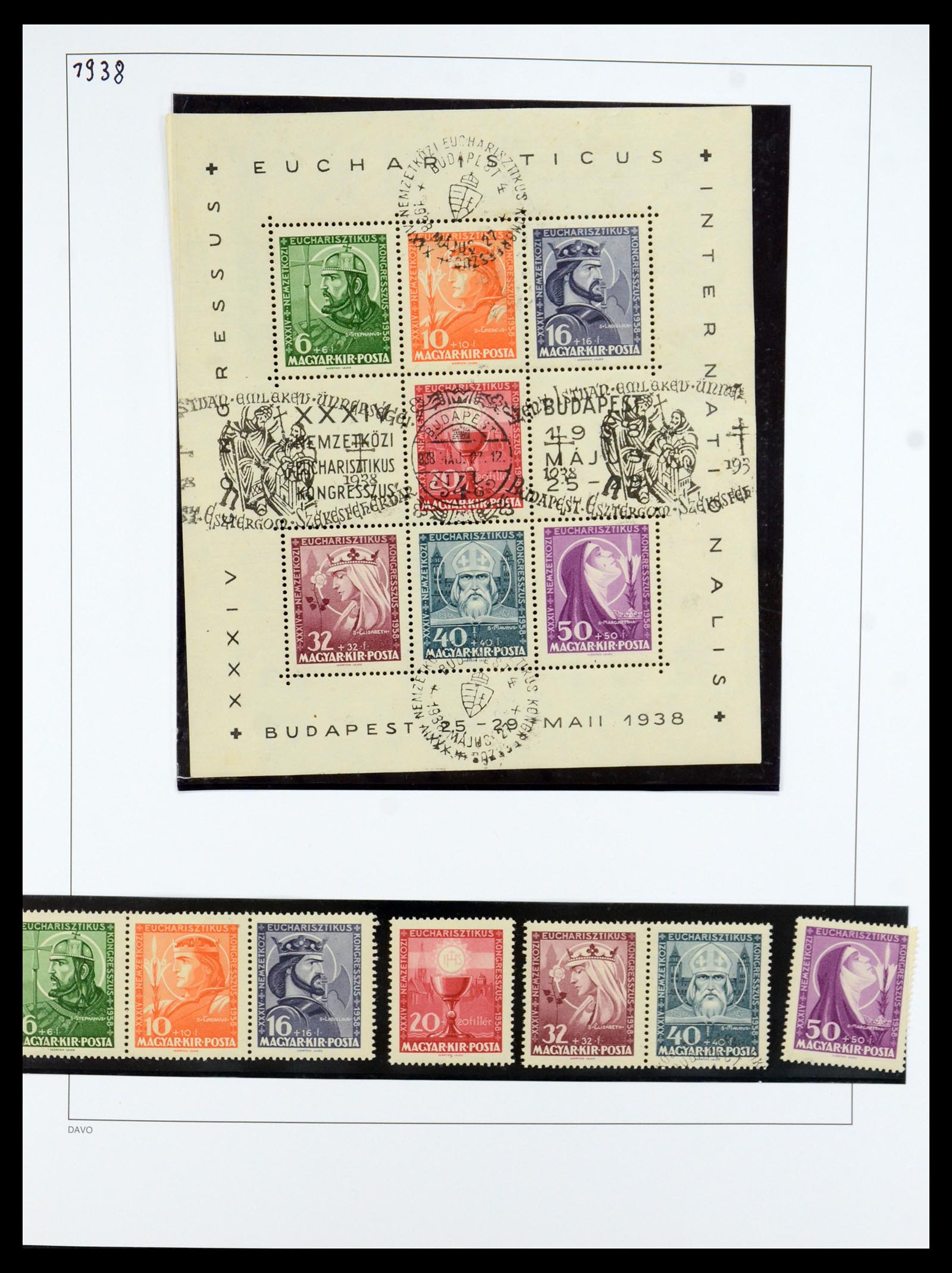 35956 038 - Postzegelverzameling 35956 Hongarije 1871-1991.