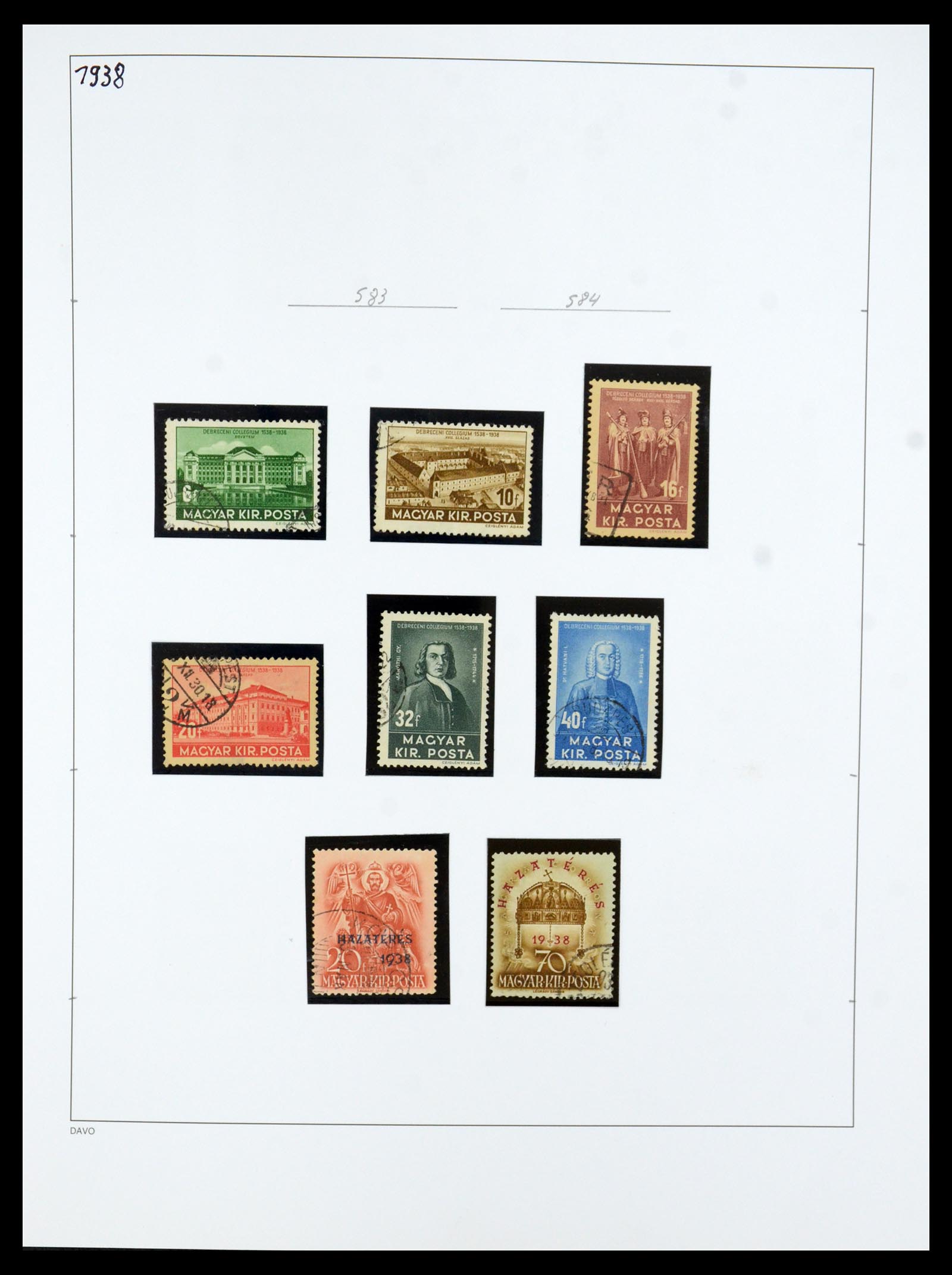 35956 039 - Postzegelverzameling 35956 Hongarije 1871-1991.
