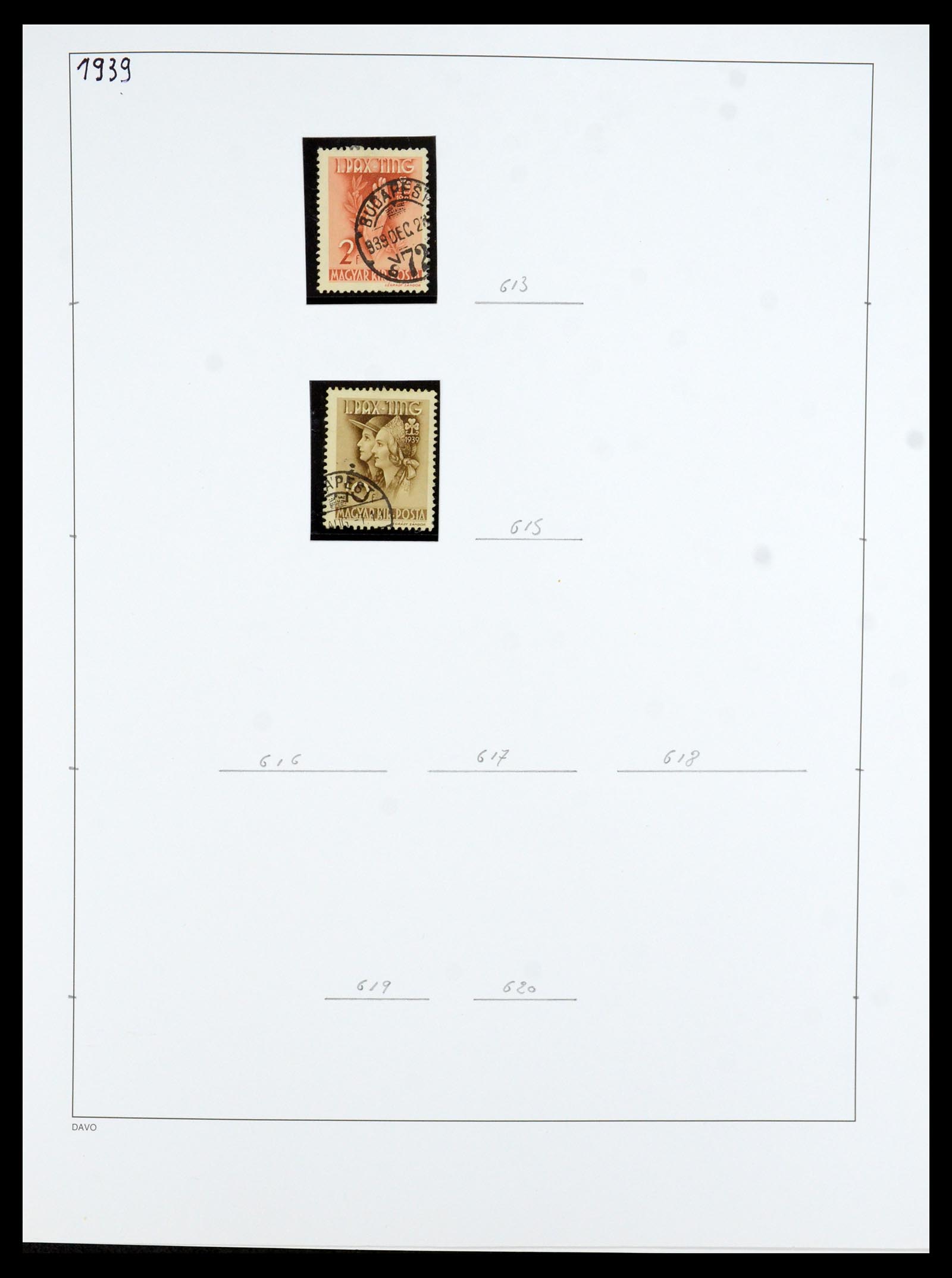 35956 041 - Postzegelverzameling 35956 Hongarije 1871-1991.