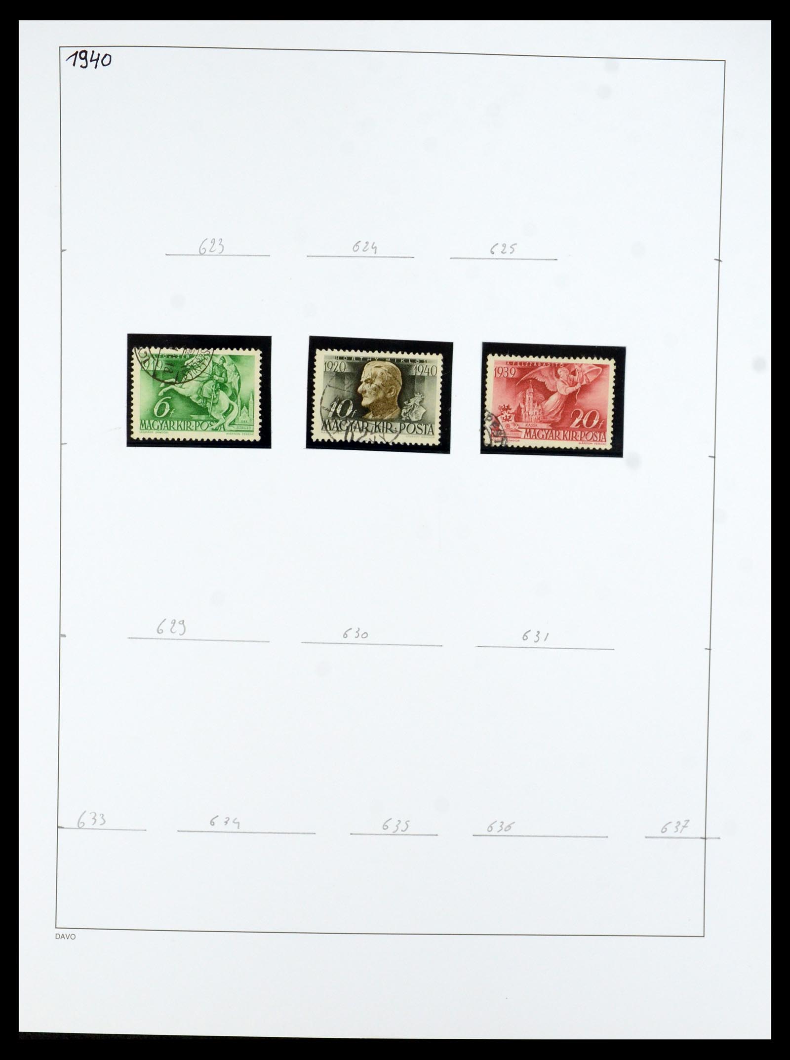 35956 042 - Postzegelverzameling 35956 Hongarije 1871-1991.