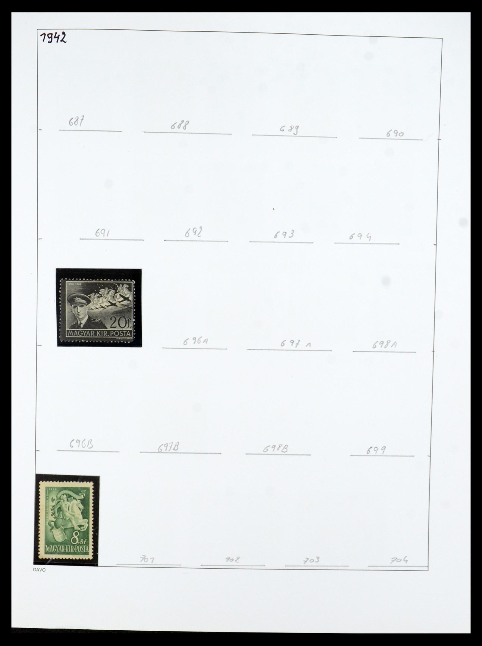 35956 047 - Postzegelverzameling 35956 Hongarije 1871-1991.