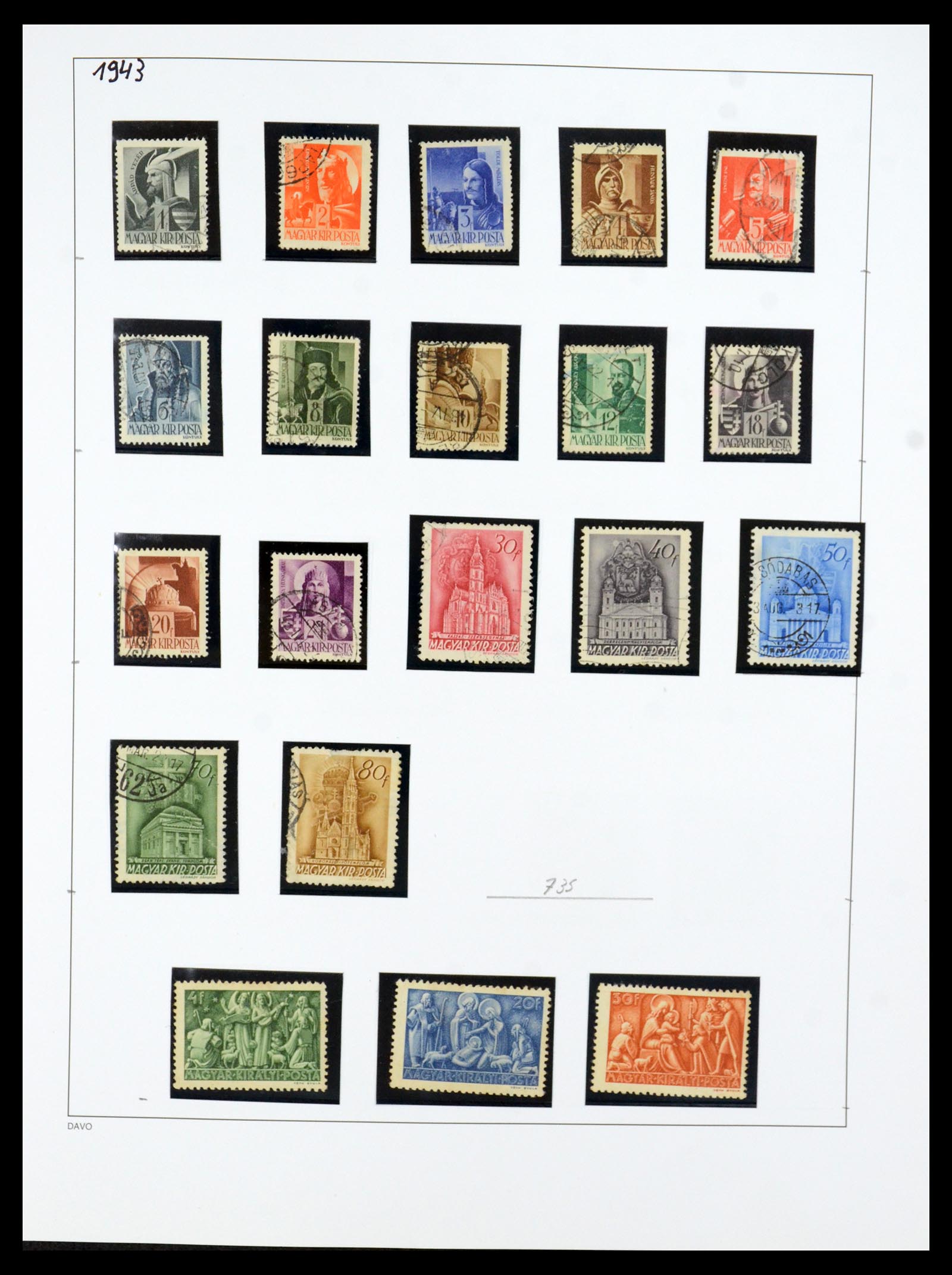 35956 048 - Postzegelverzameling 35956 Hongarije 1871-1991.