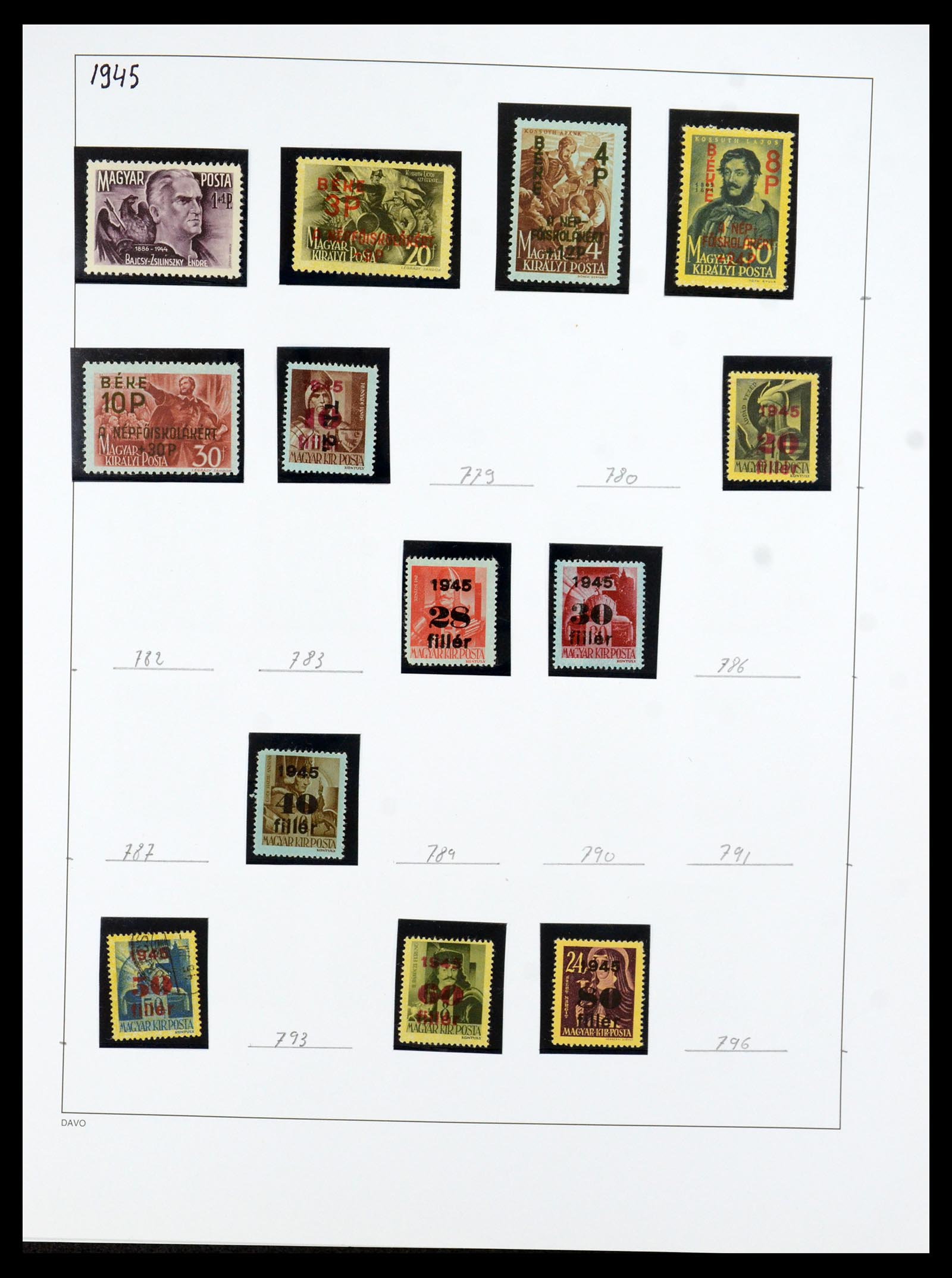 35956 051 - Postzegelverzameling 35956 Hongarije 1871-1991.