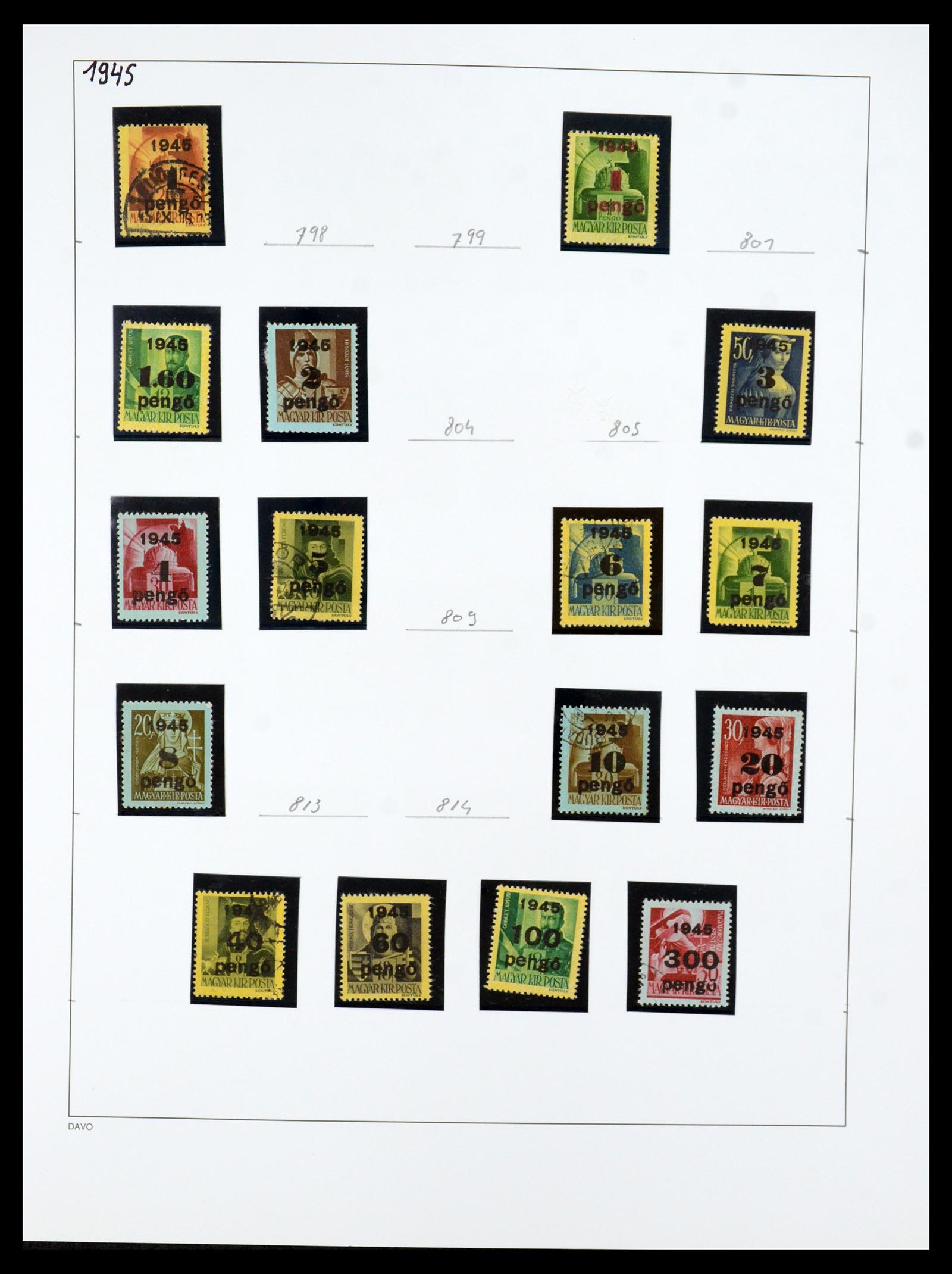 35956 052 - Postzegelverzameling 35956 Hongarije 1871-1991.