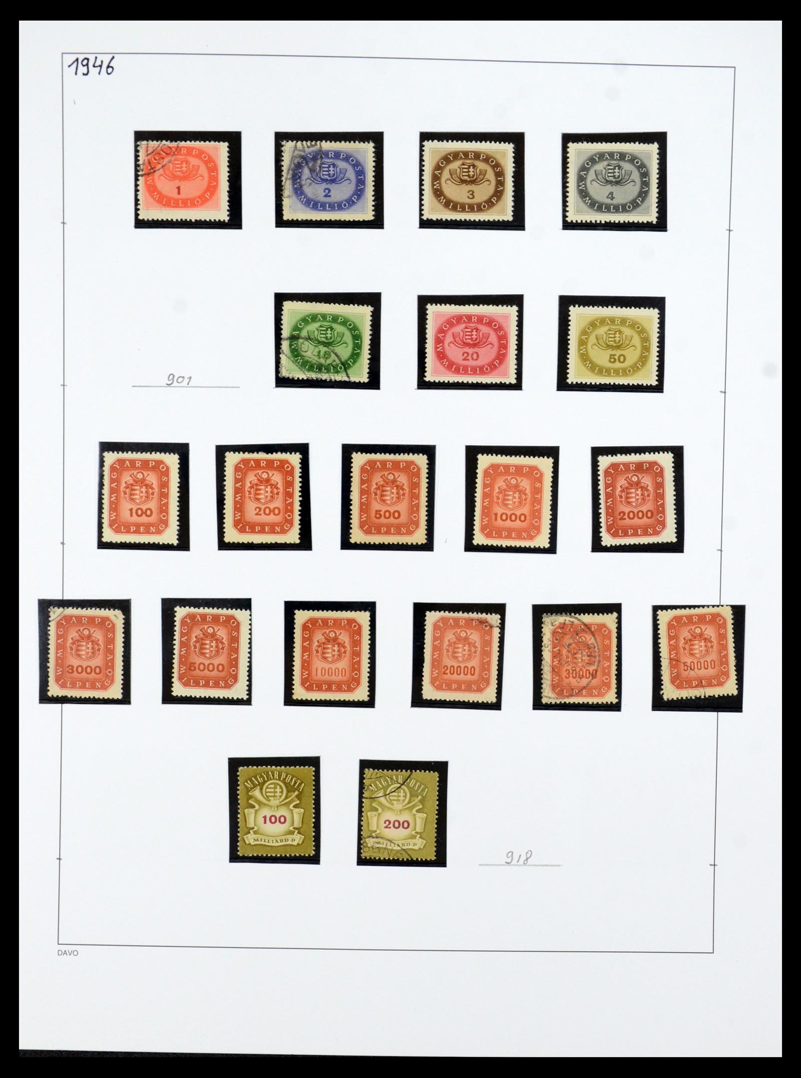 35956 056 - Postzegelverzameling 35956 Hongarije 1871-1991.