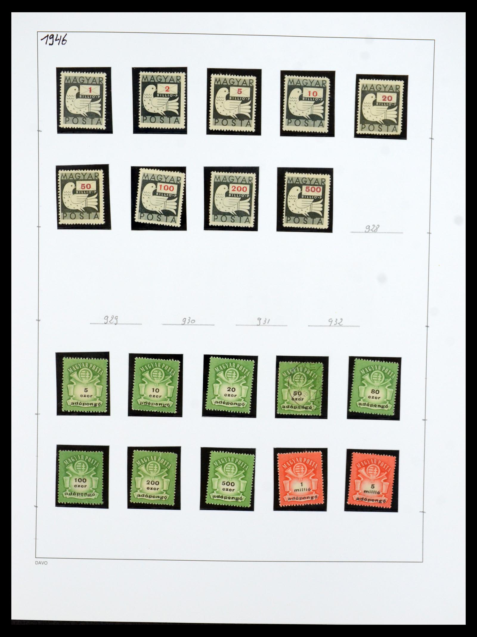 35956 057 - Postzegelverzameling 35956 Hongarije 1871-1991.