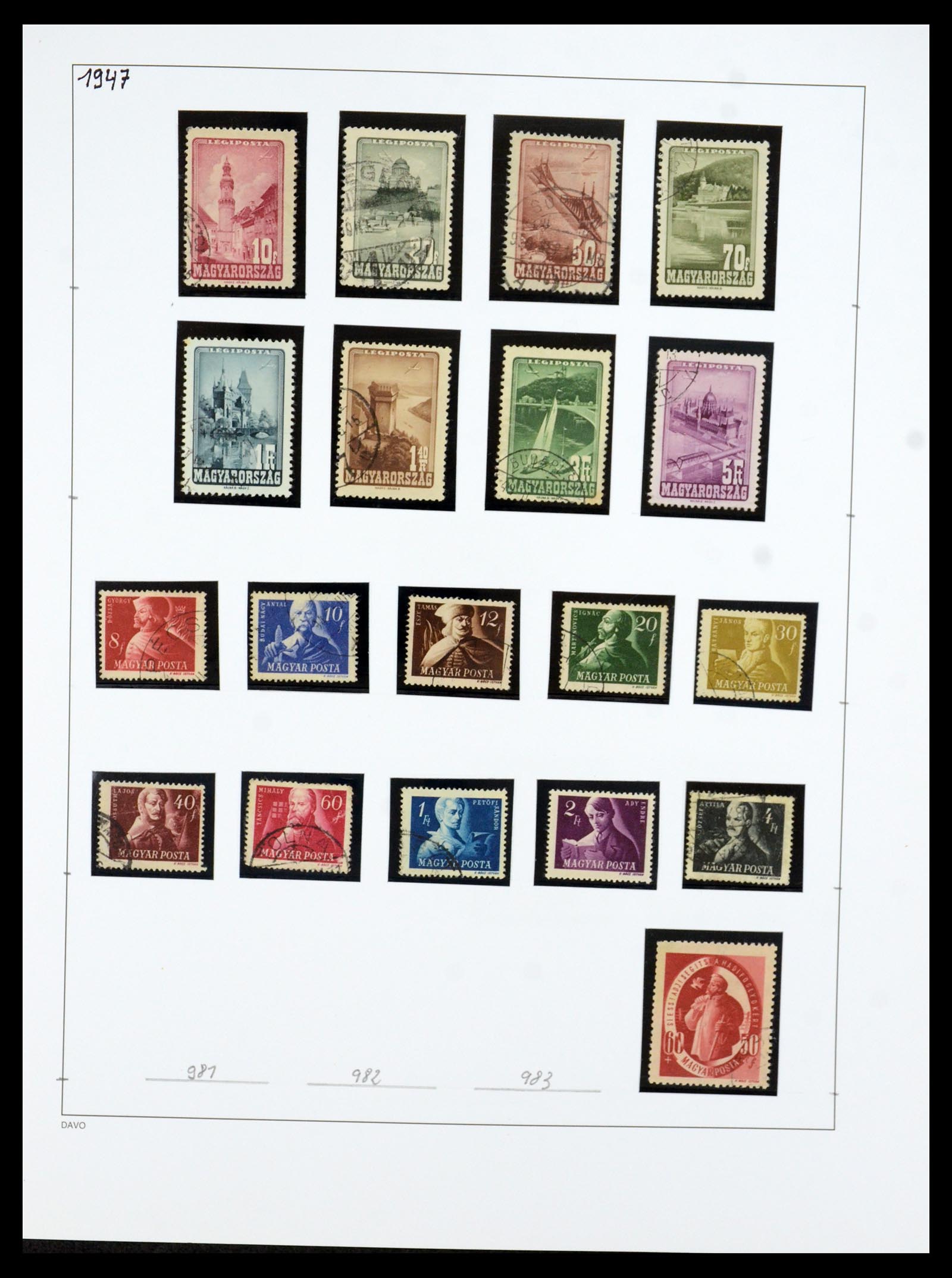 35956 059 - Postzegelverzameling 35956 Hongarije 1871-1991.