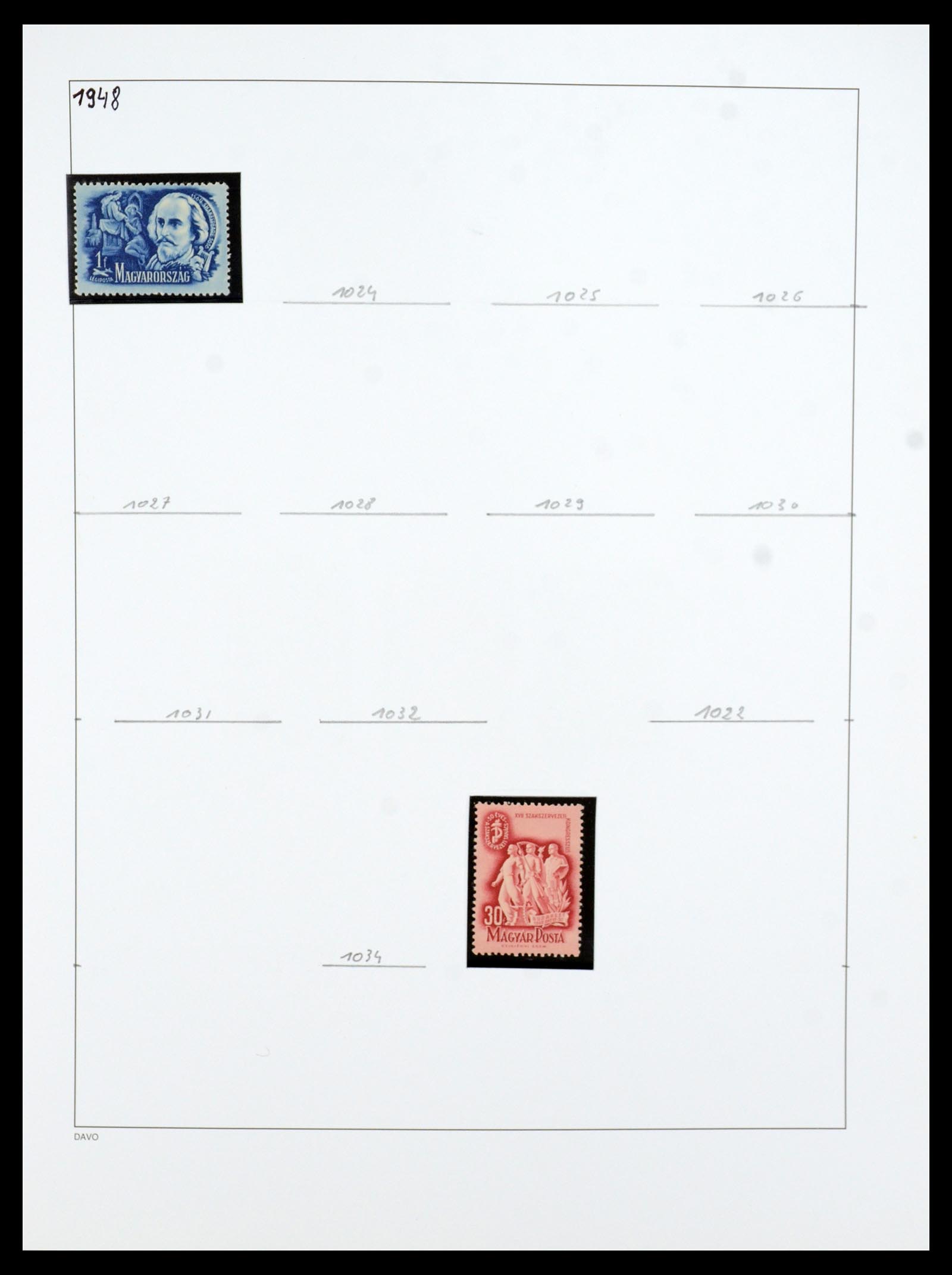 35956 063 - Postzegelverzameling 35956 Hongarije 1871-1991.