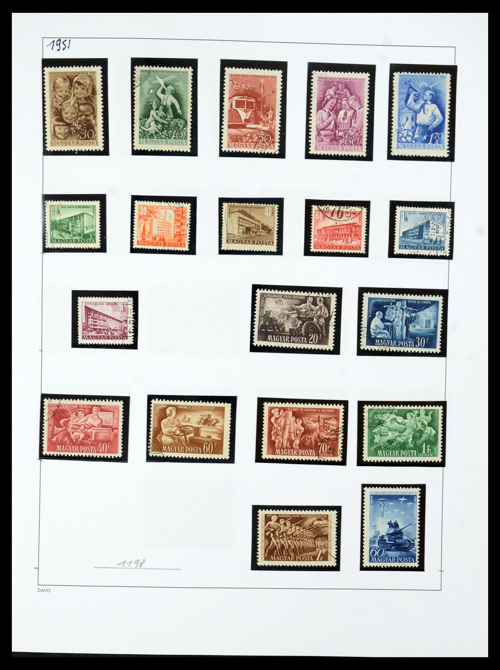 35956 074 - Postzegelverzameling 35956 Hongarije 1871-1991.