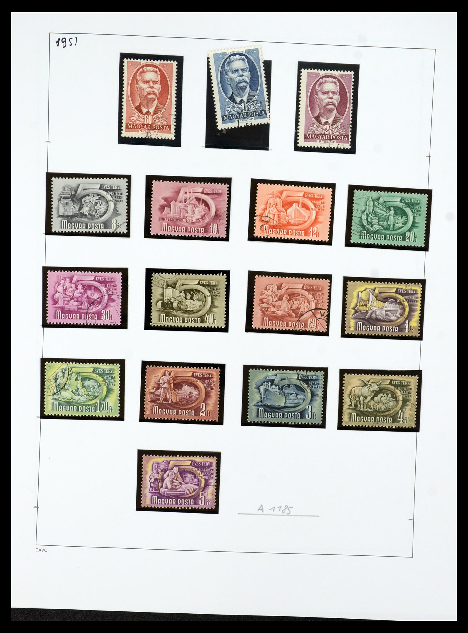 35956 075 - Postzegelverzameling 35956 Hongarije 1871-1991.