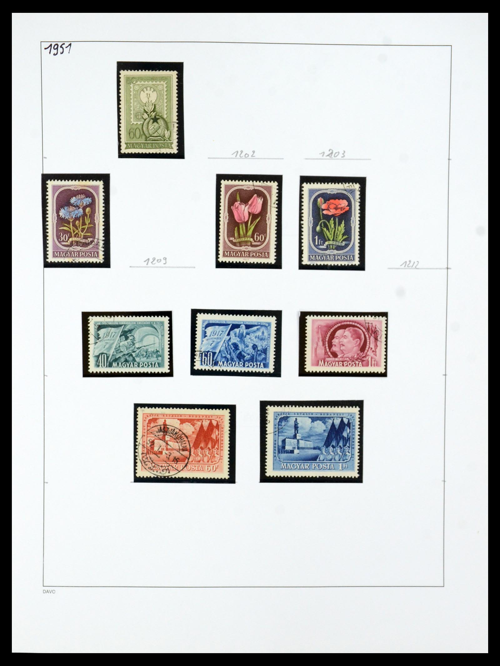35956 076 - Postzegelverzameling 35956 Hongarije 1871-1991.