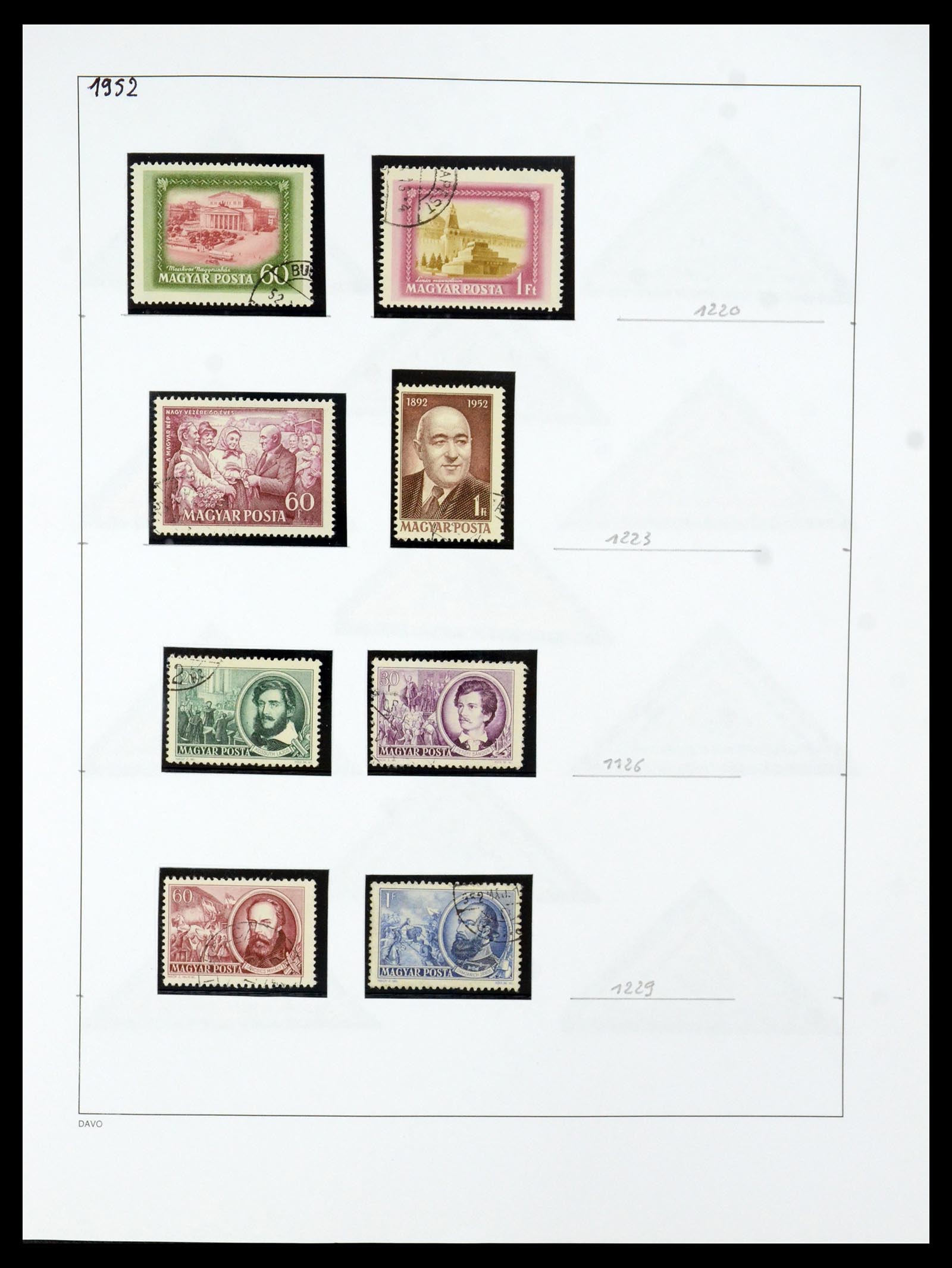 35956 077 - Postzegelverzameling 35956 Hongarije 1871-1991.