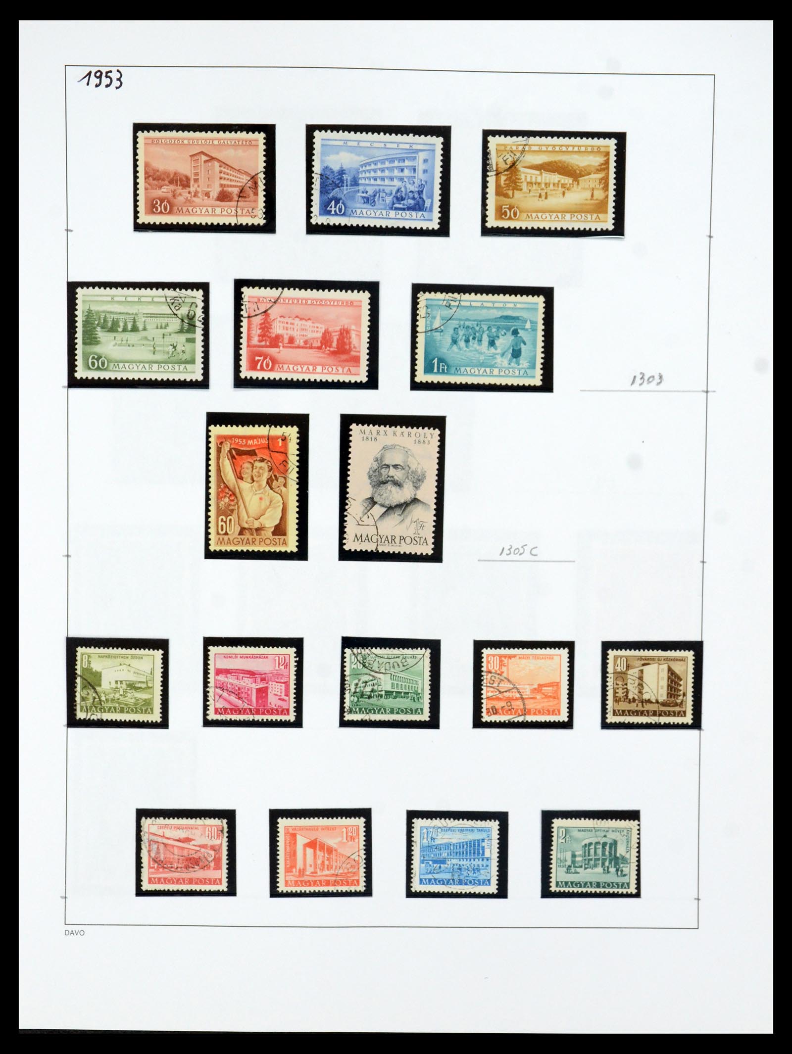 35956 083 - Postzegelverzameling 35956 Hongarije 1871-1991.