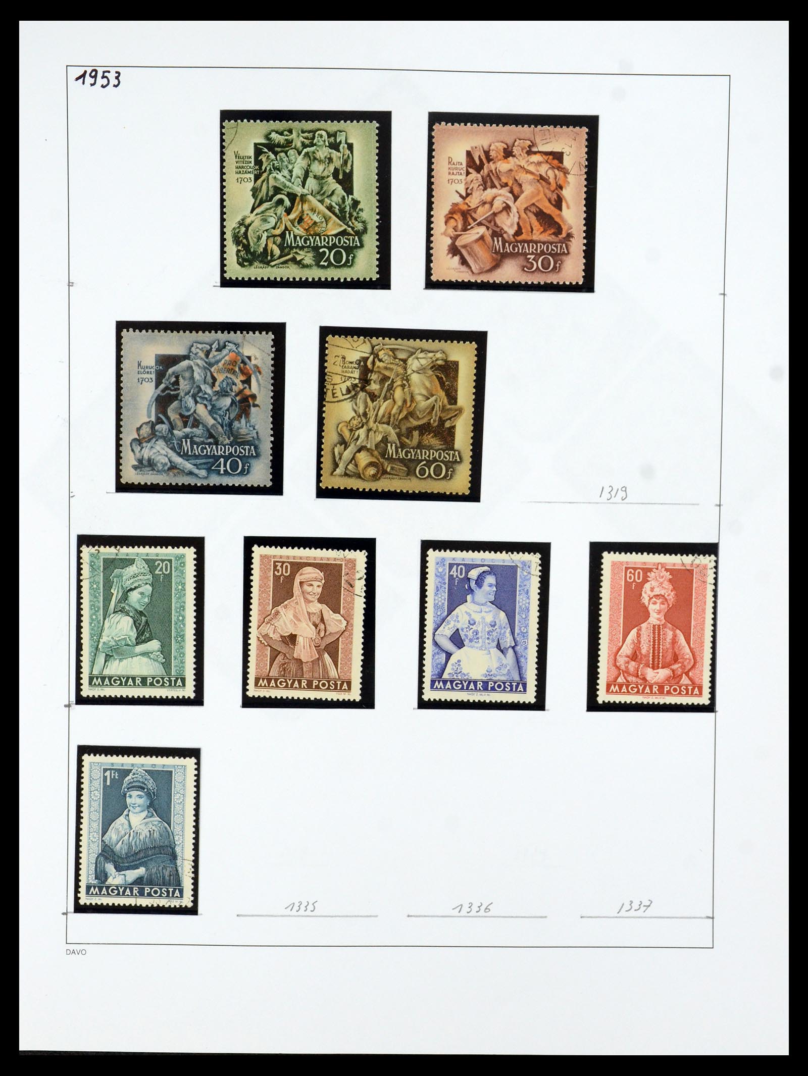 35956 084 - Postzegelverzameling 35956 Hongarije 1871-1991.