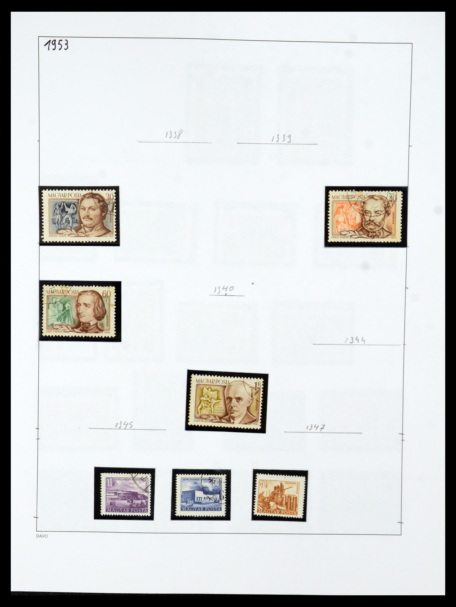 35956 086 - Postzegelverzameling 35956 Hongarije 1871-1991.