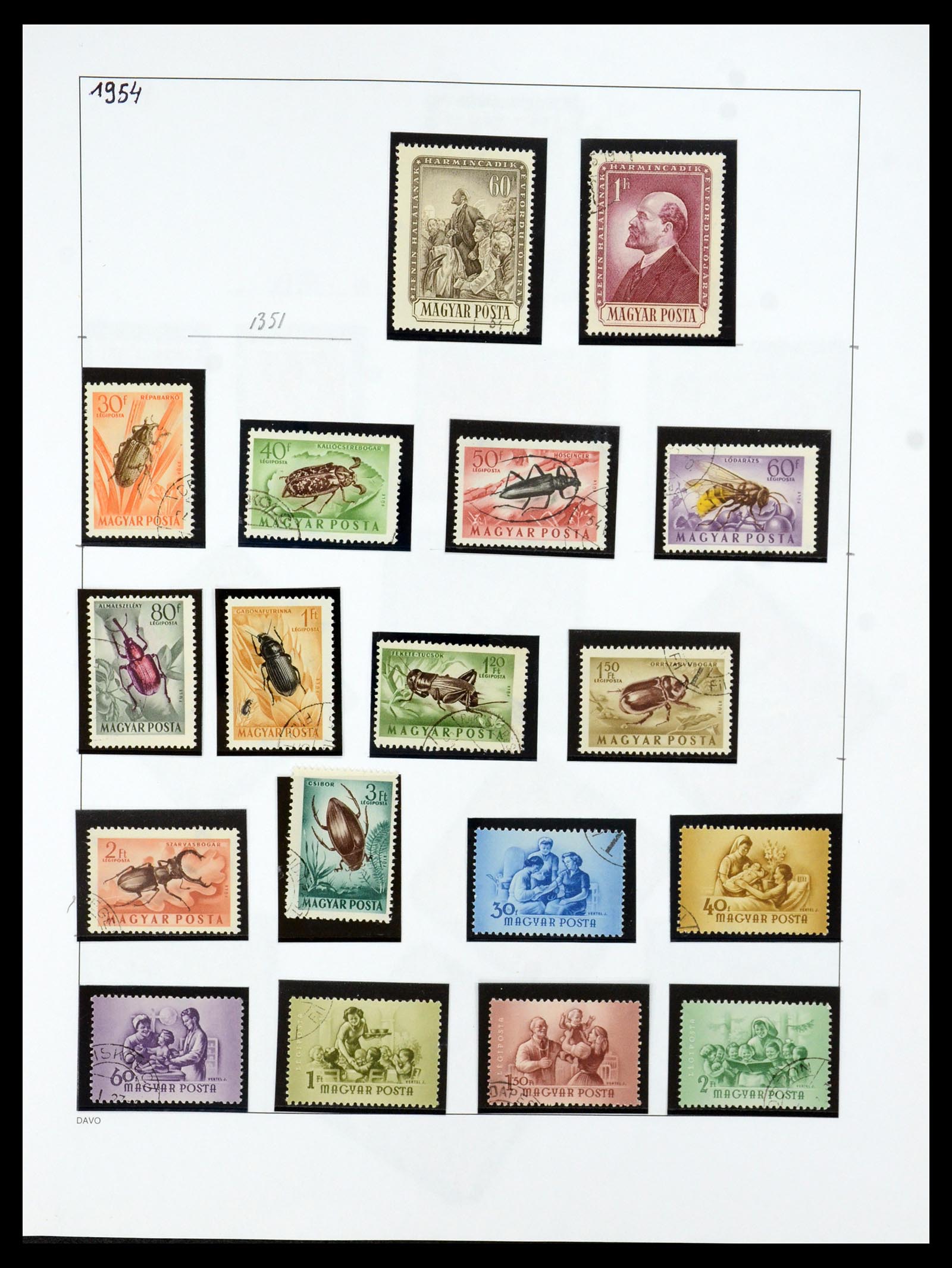 35956 087 - Postzegelverzameling 35956 Hongarije 1871-1991.