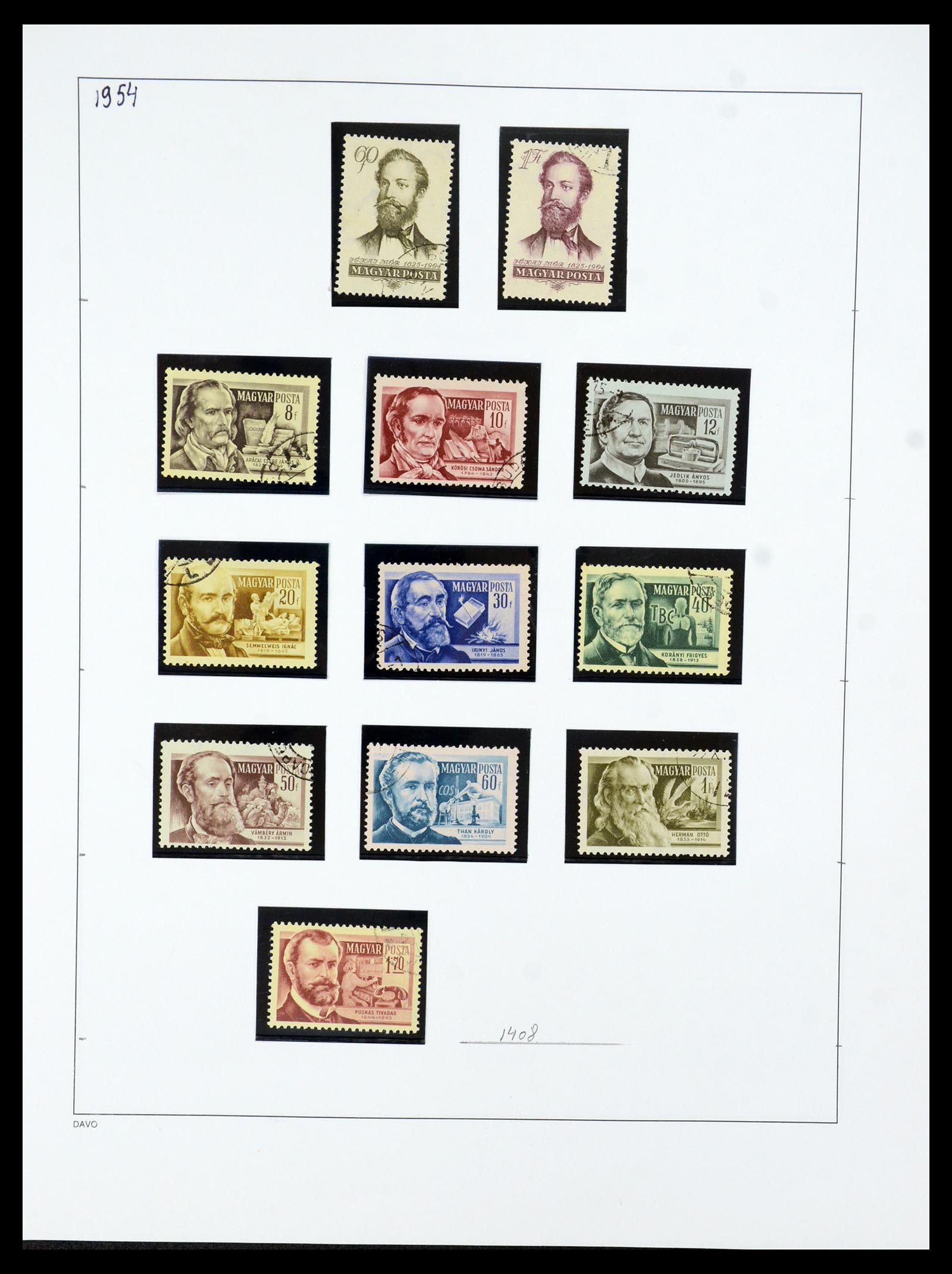 35956 090 - Postzegelverzameling 35956 Hongarije 1871-1991.