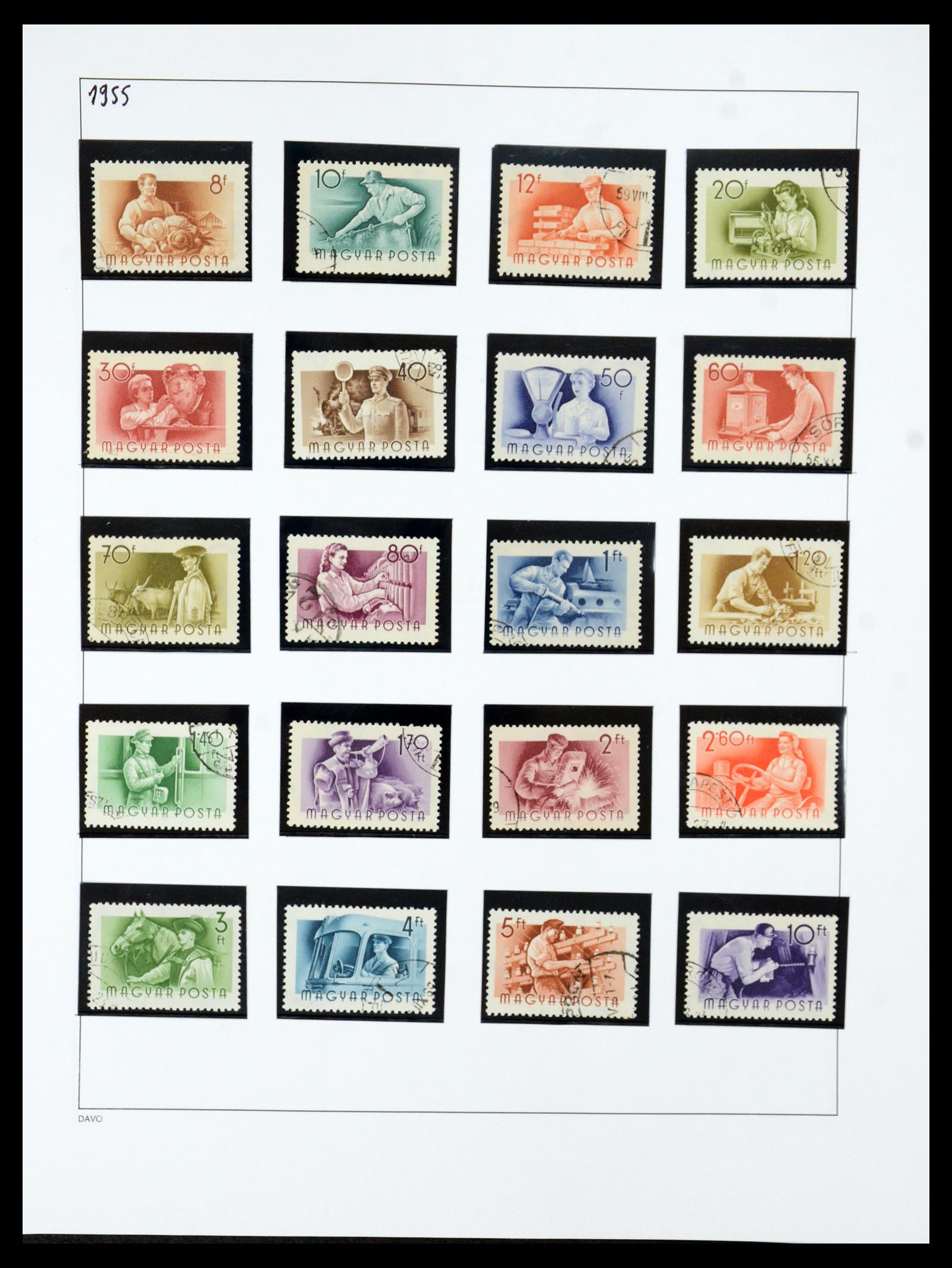 35956 092 - Postzegelverzameling 35956 Hongarije 1871-1991.