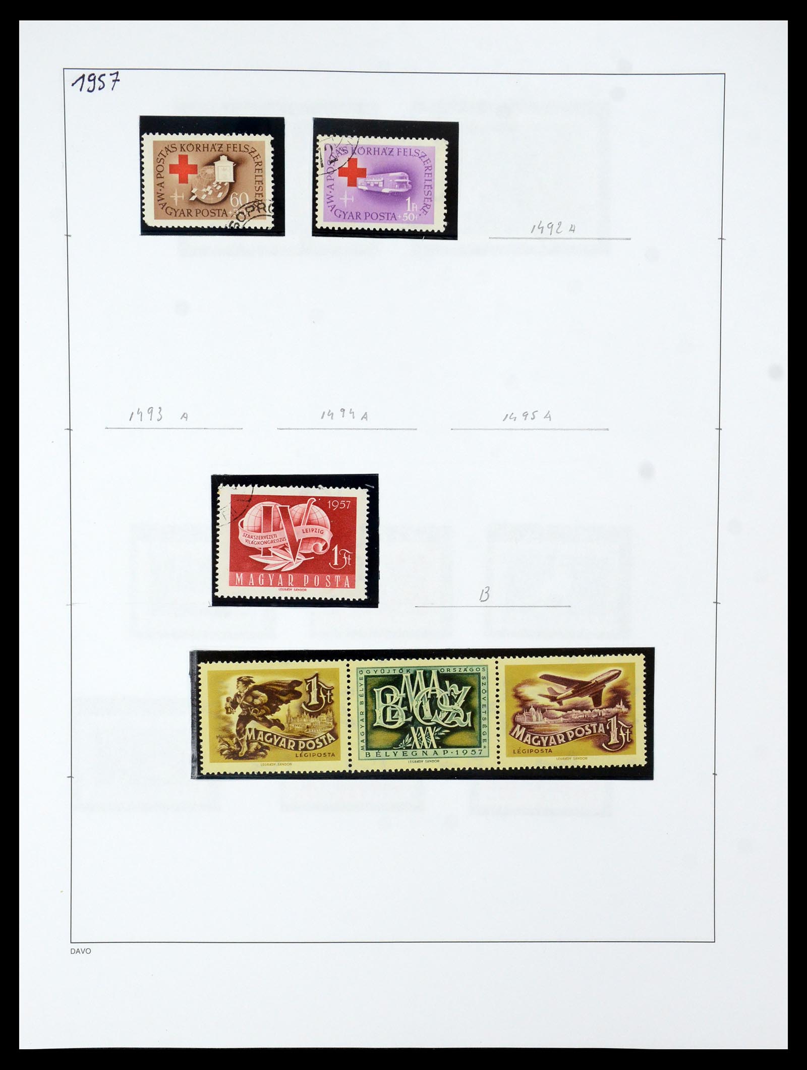 35956 098 - Postzegelverzameling 35956 Hongarije 1871-1991.