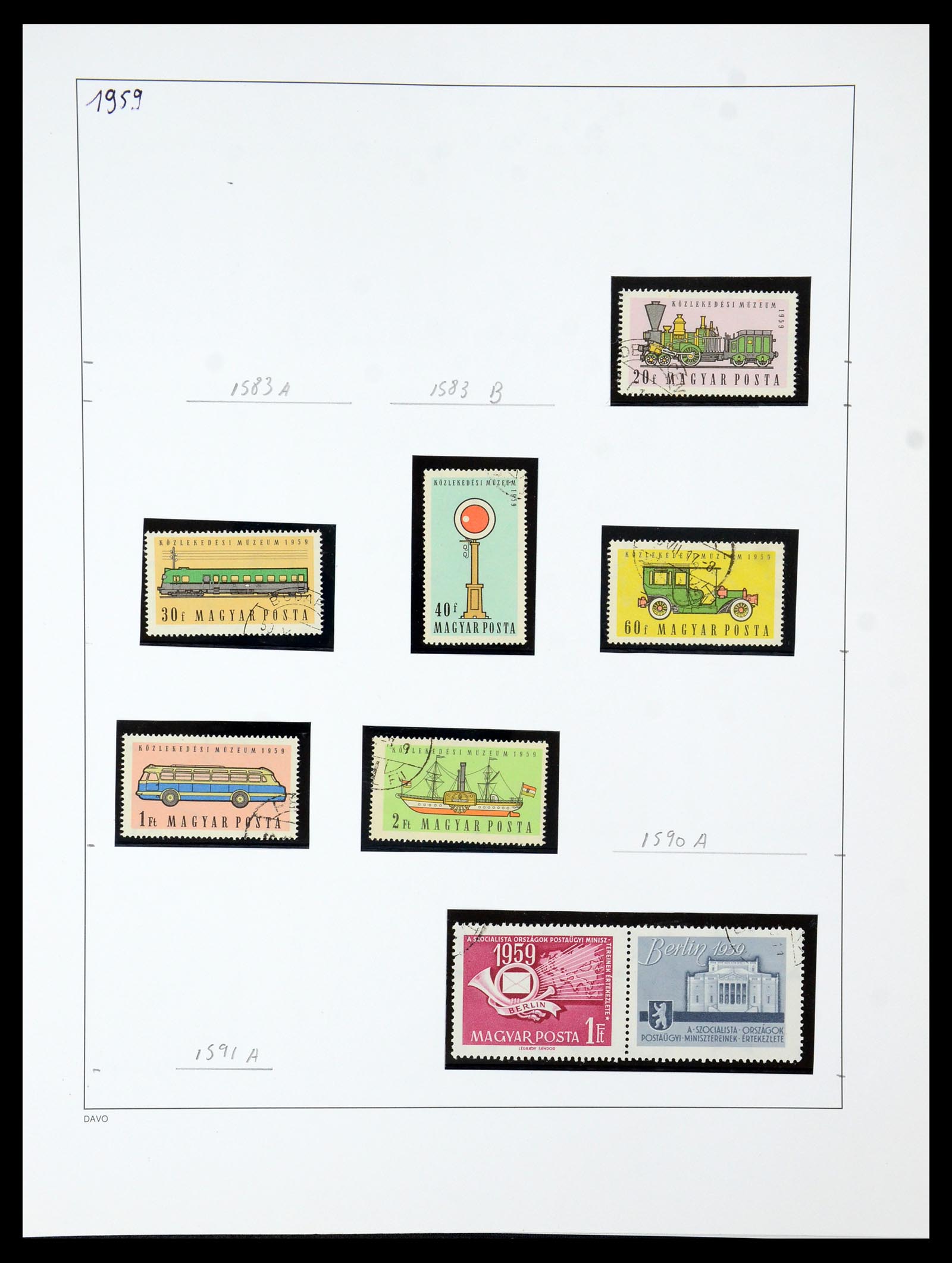 35956 109 - Postzegelverzameling 35956 Hongarije 1871-1991.