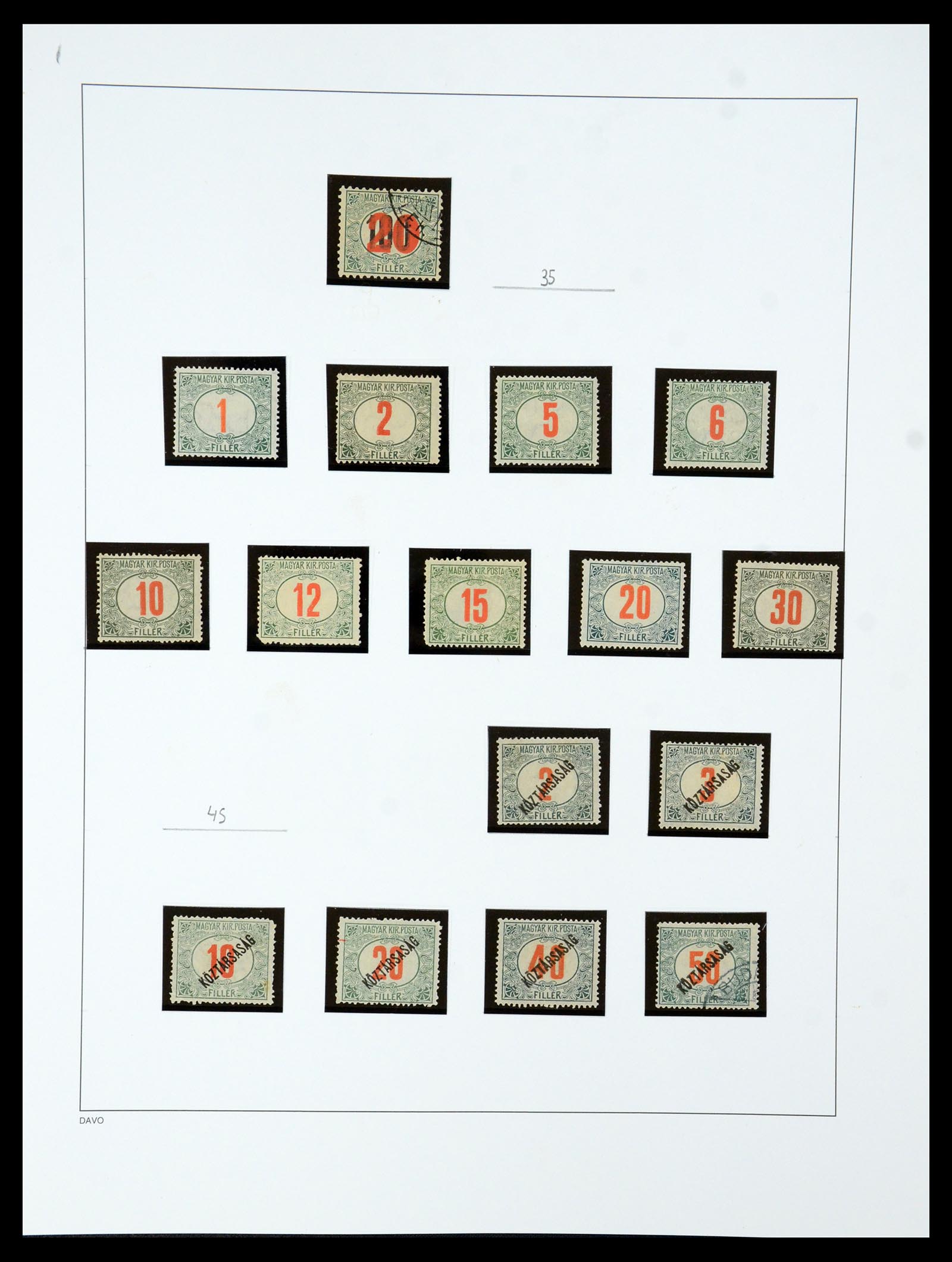 35956 117 - Postzegelverzameling 35956 Hongarije 1871-1991.
