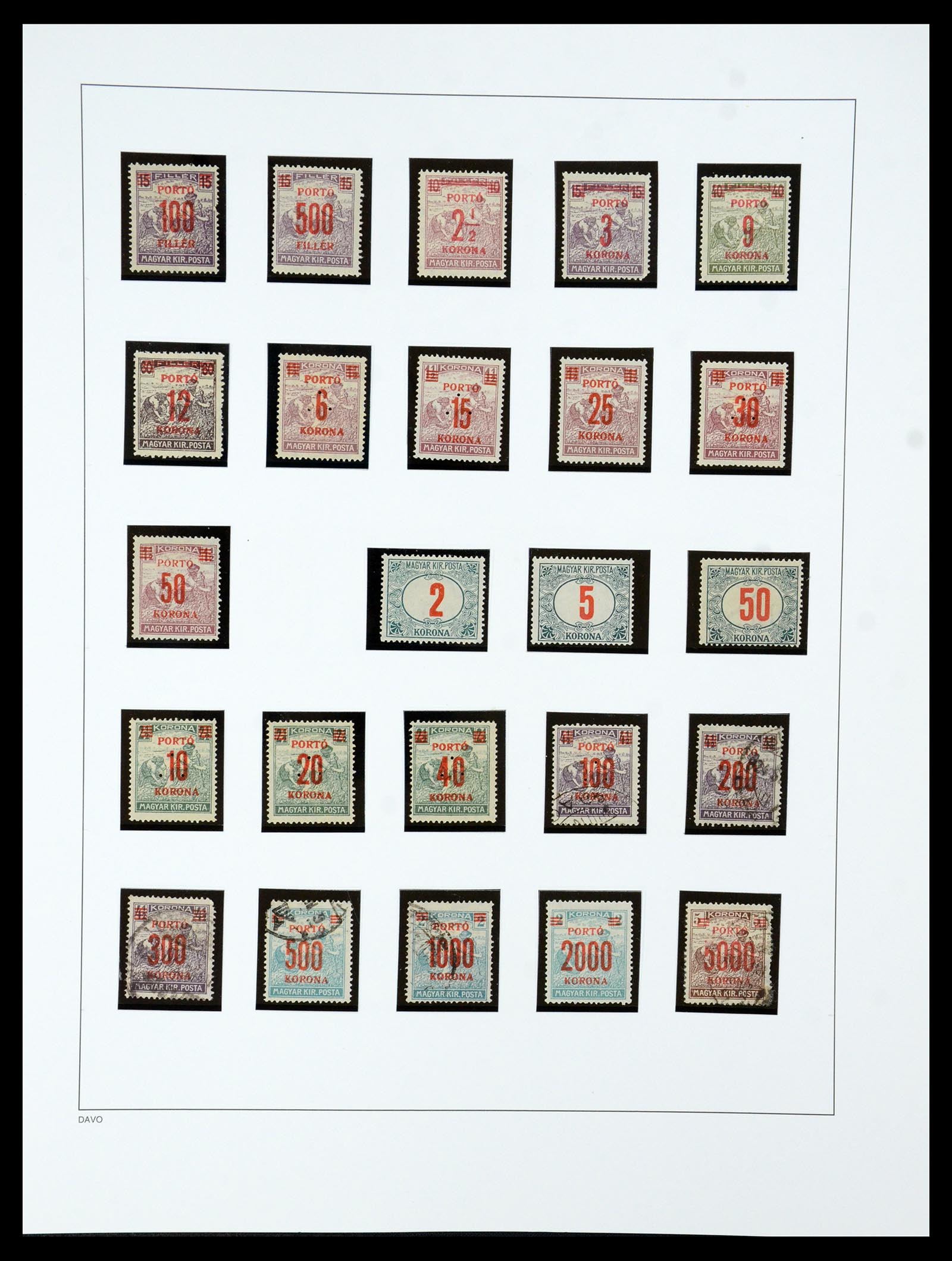35956 119 - Postzegelverzameling 35956 Hongarije 1871-1991.