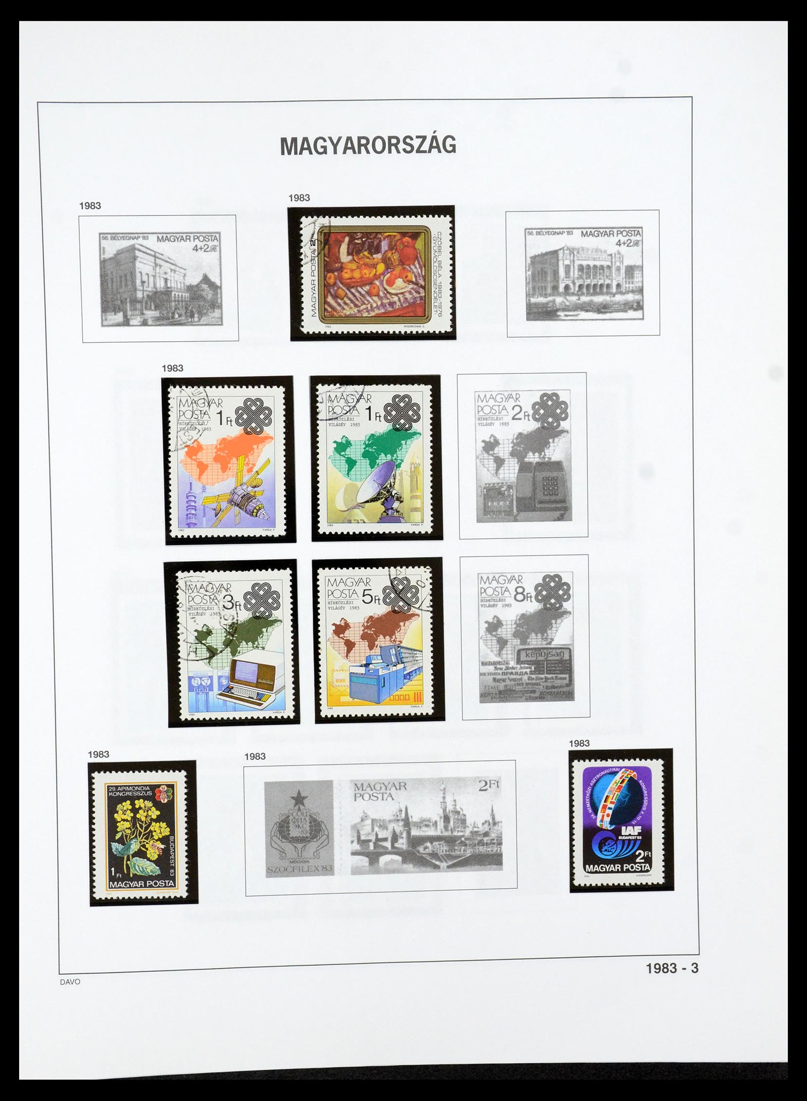 35956 445 - Postzegelverzameling 35956 Hongarije 1871-1991.
