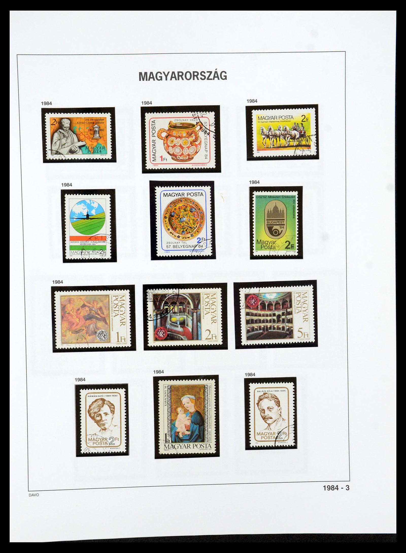 35956 454 - Postzegelverzameling 35956 Hongarije 1871-1991.