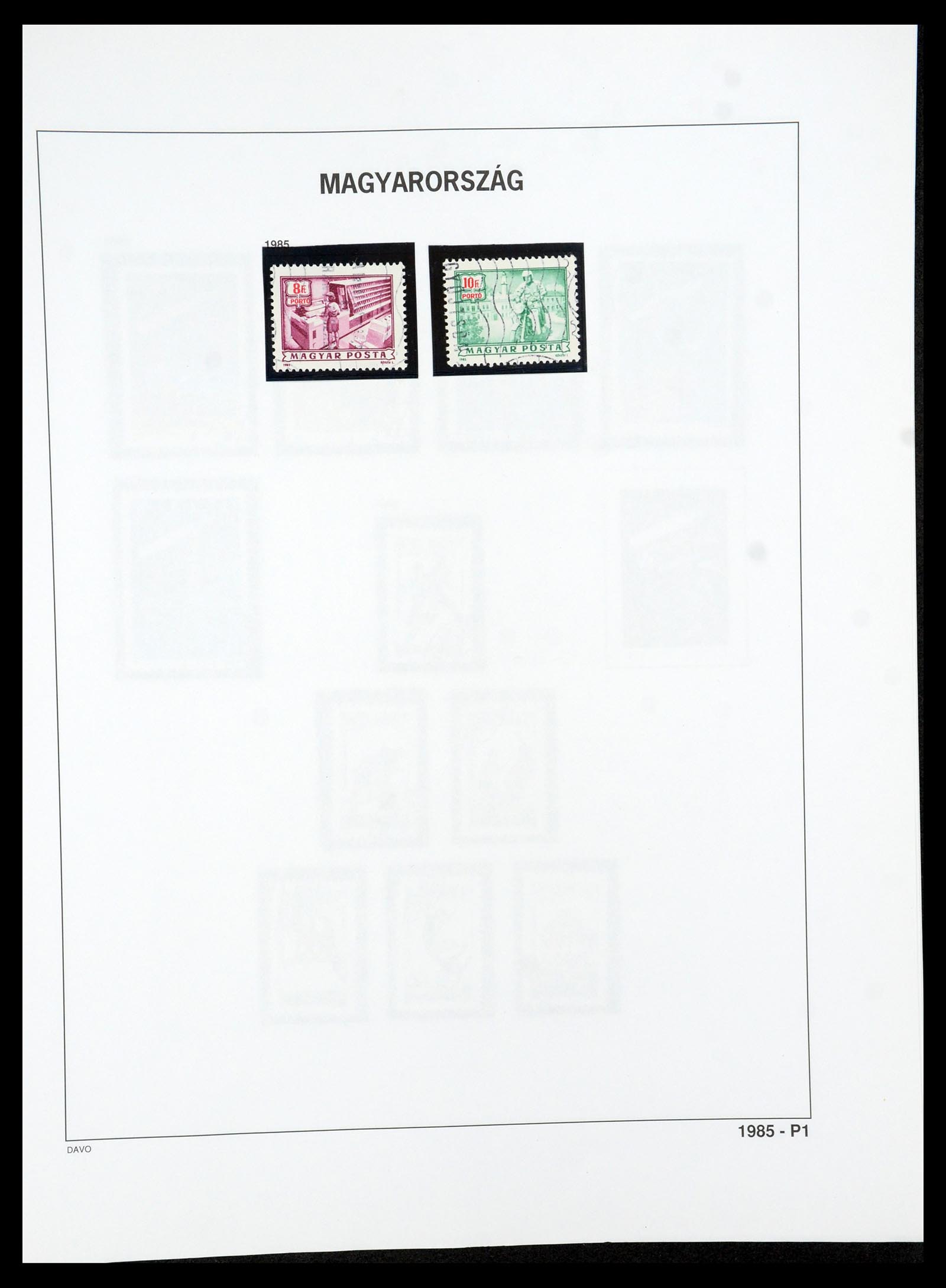 35956 476 - Stamp collection 35956 Hungary 1871-1991.