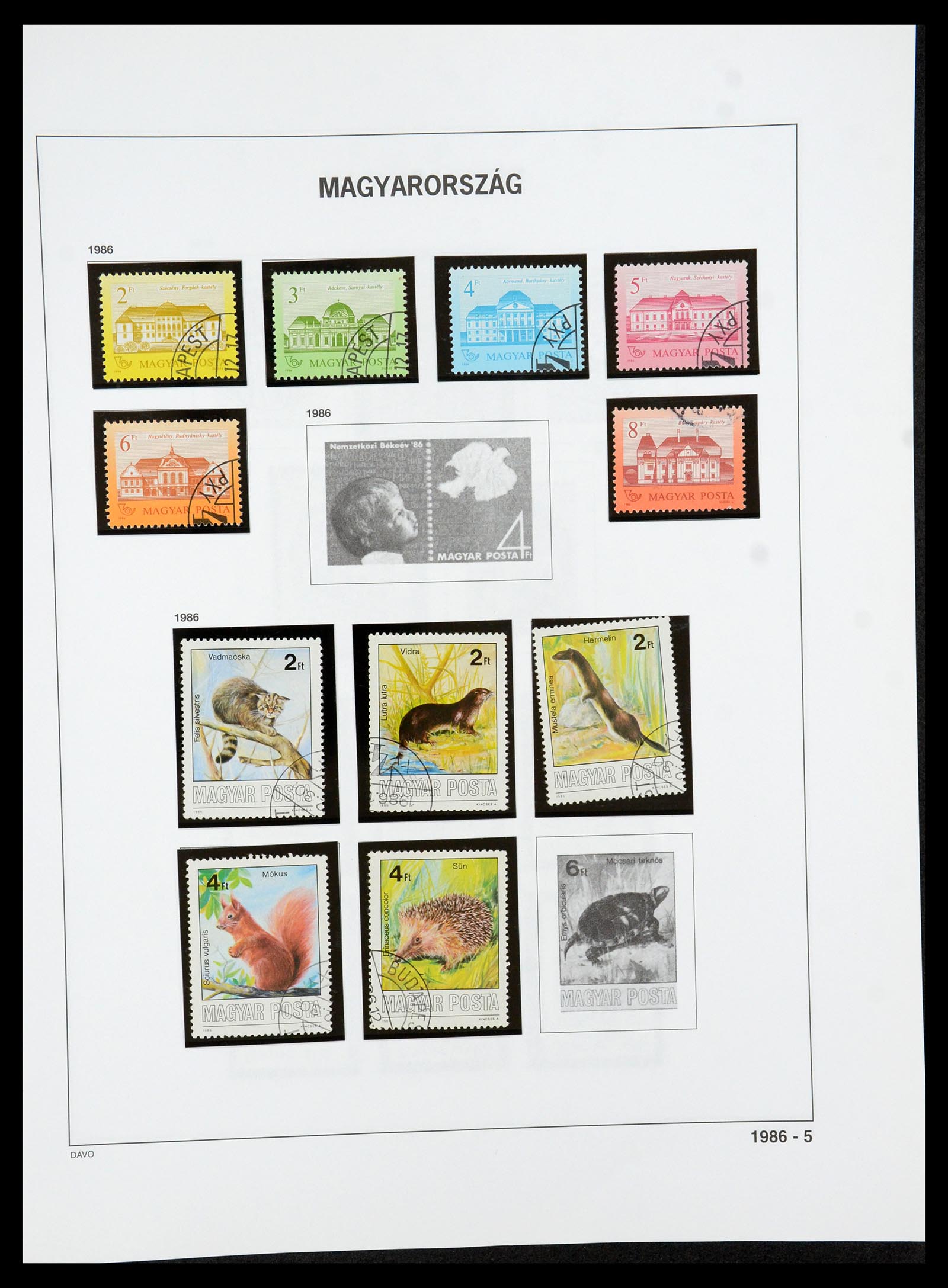 35956 481 - Postzegelverzameling 35956 Hongarije 1871-1991.
