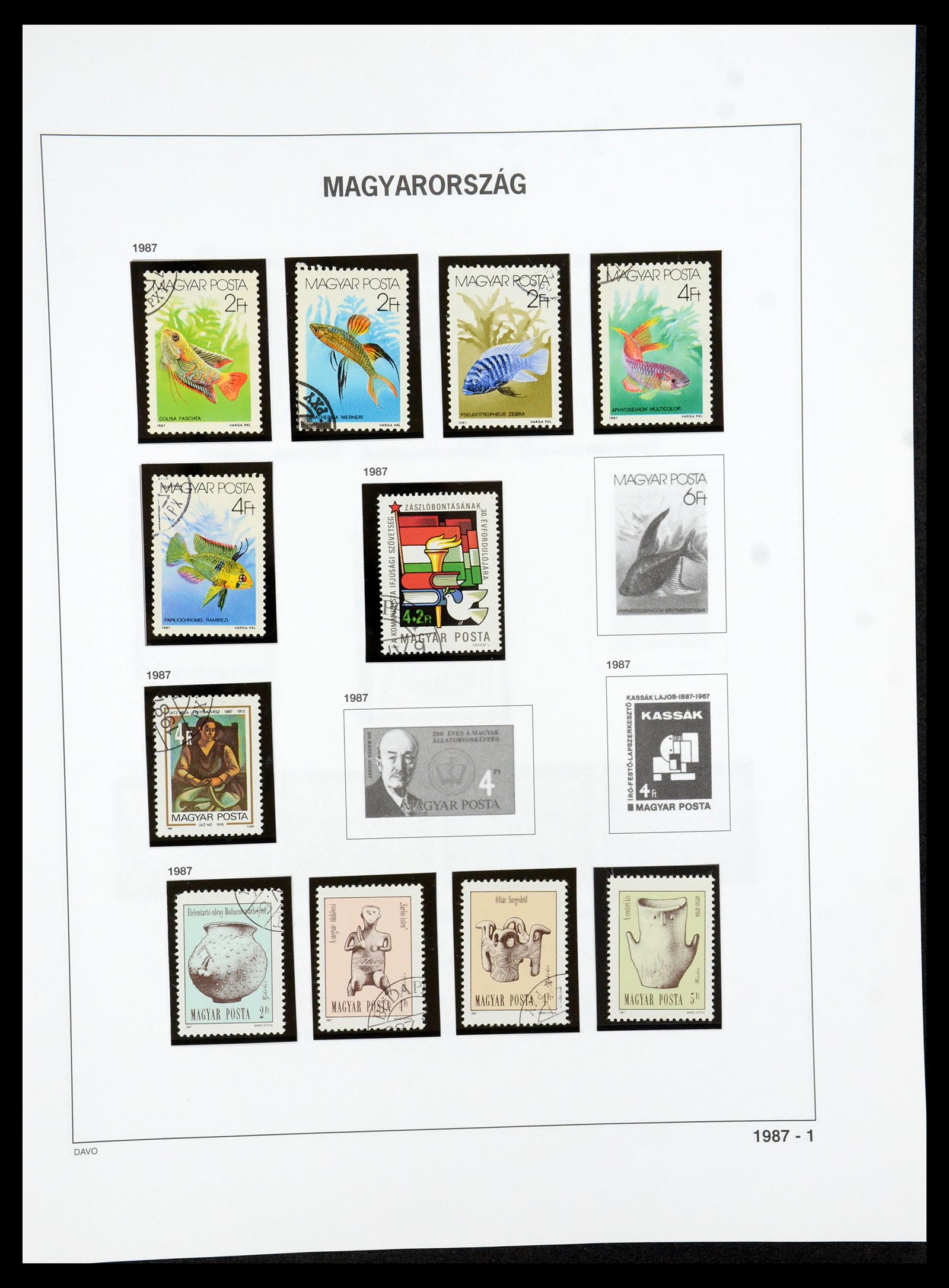 35956 487 - Postzegelverzameling 35956 Hongarije 1871-1991.