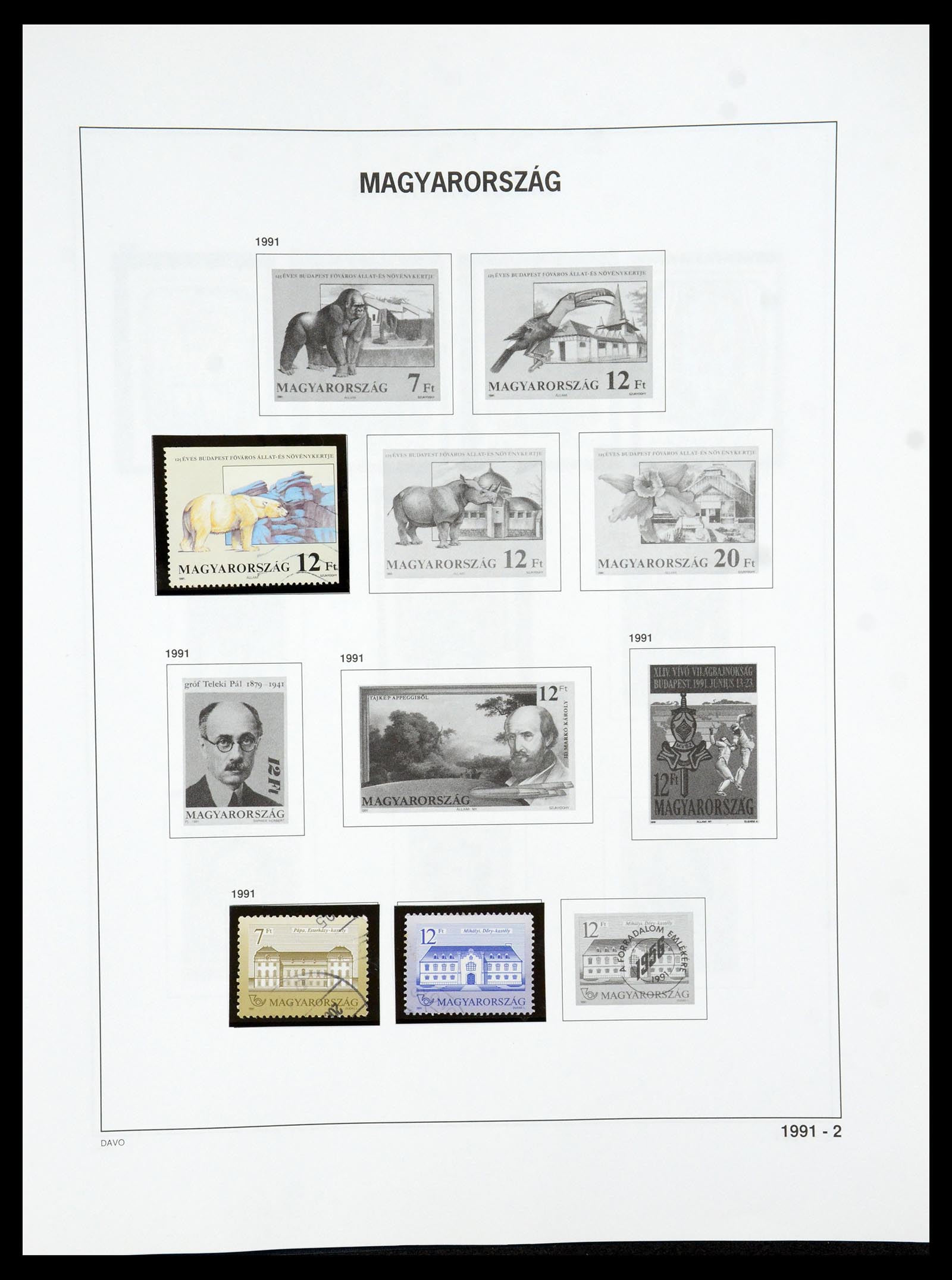35956 517 - Postzegelverzameling 35956 Hongarije 1871-1991.