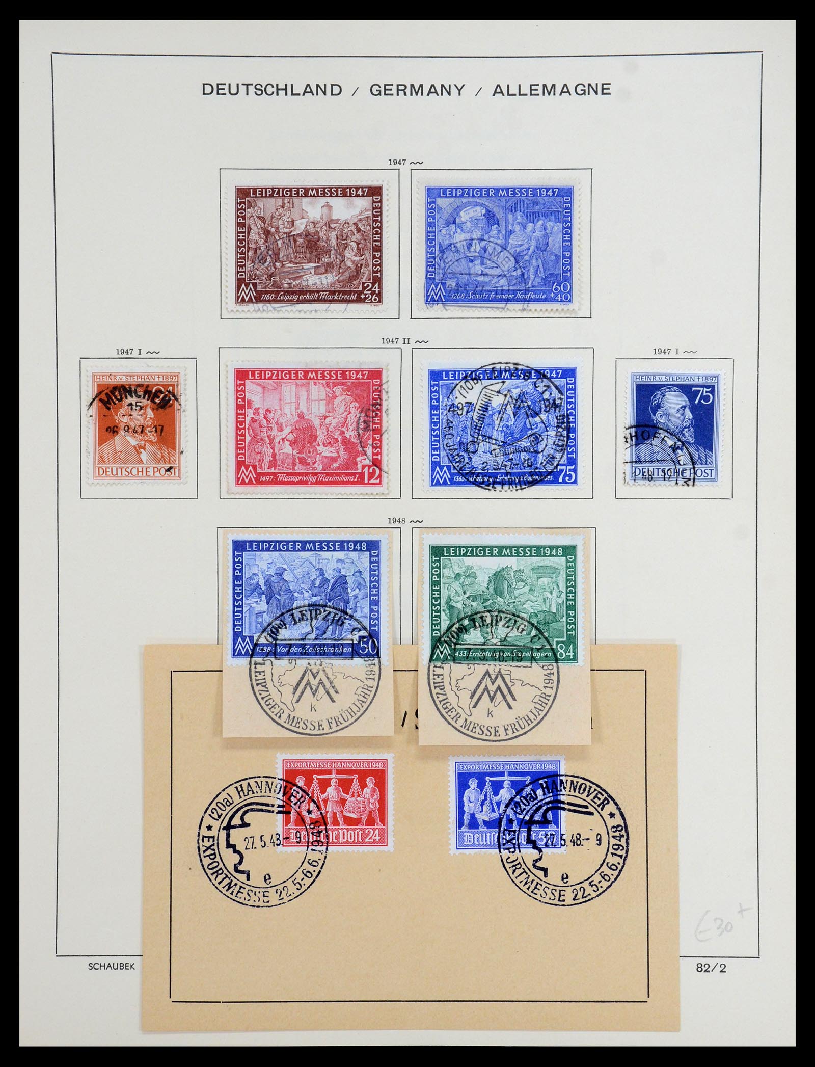 35962 003 - Stamp collection 35962 German Zones 1945-1949.
