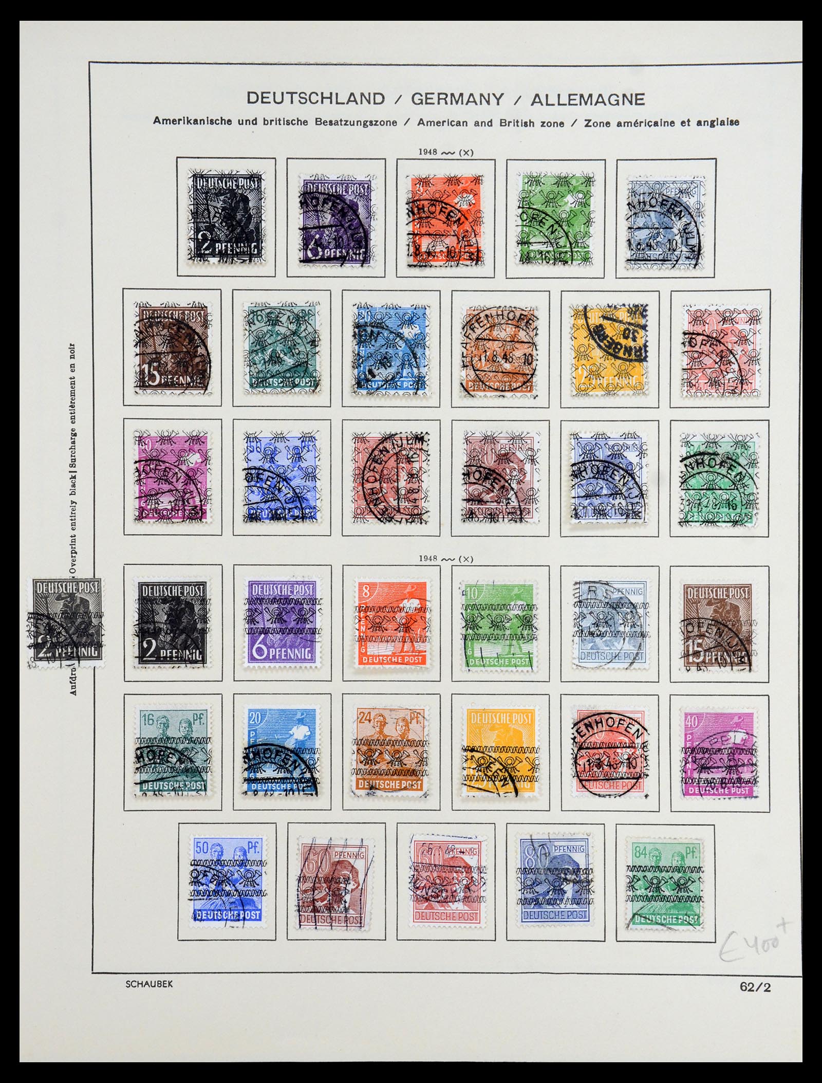 35962 007 - Stamp collection 35962 German Zones 1945-1949.