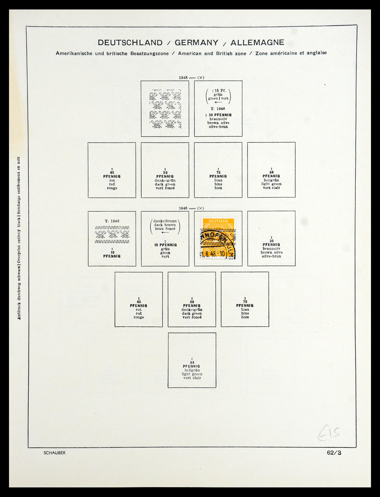 35962 008 - Stamp collection 35962 German Zones 1945-1949.