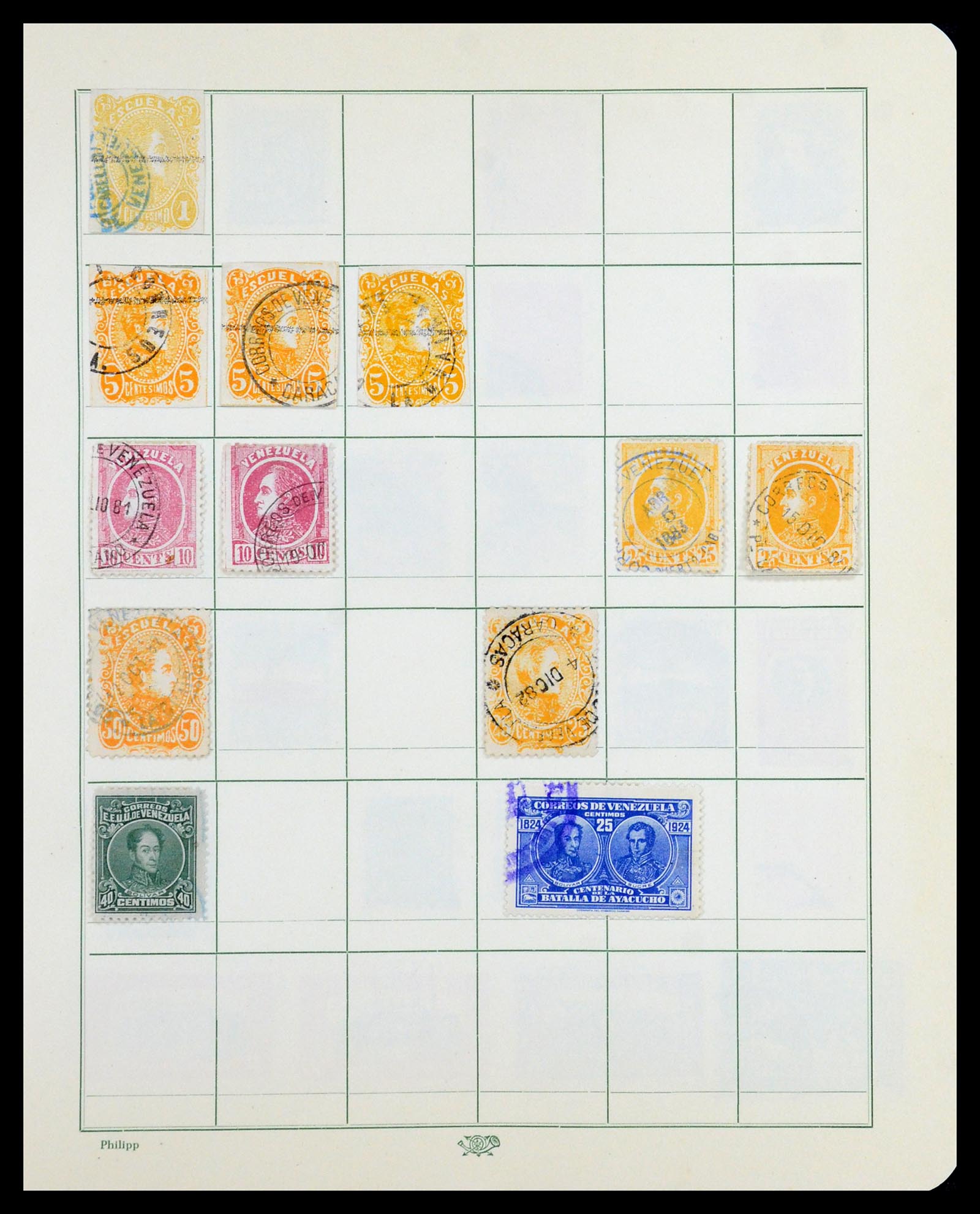35963 004 - Postzegelverzameling 35963 Latijns Amerika klassiek 1856-1925.