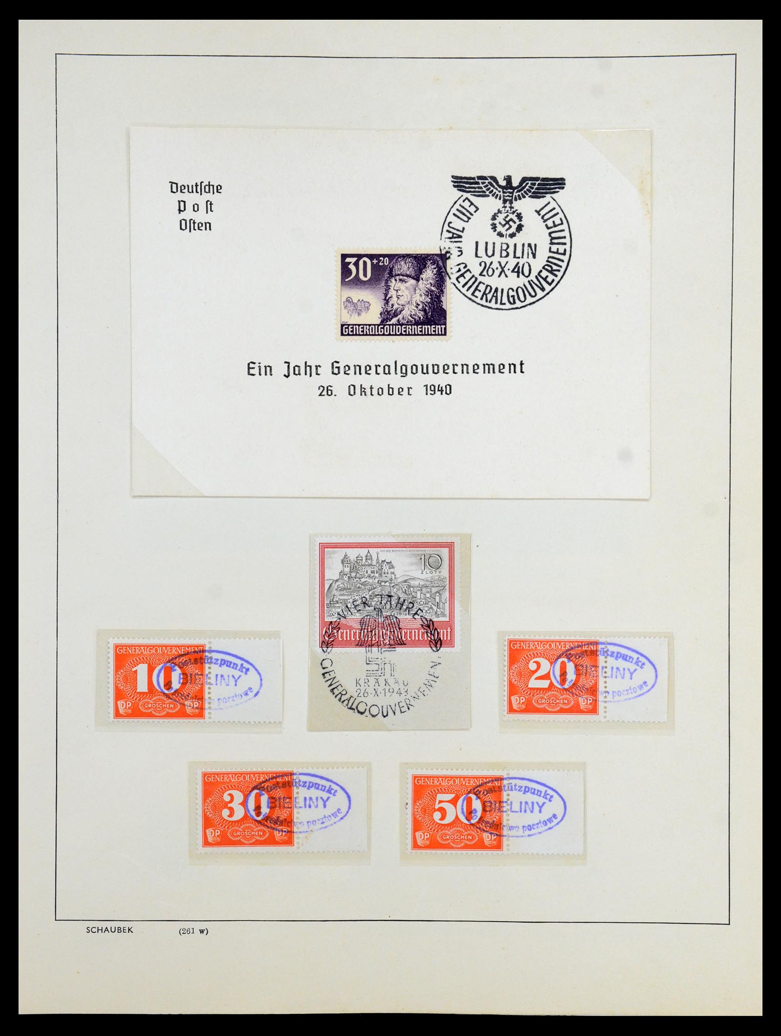 35964 018 - Postzegelverzameling 35964 Duitsland bezettingen WO II 1939-1945.