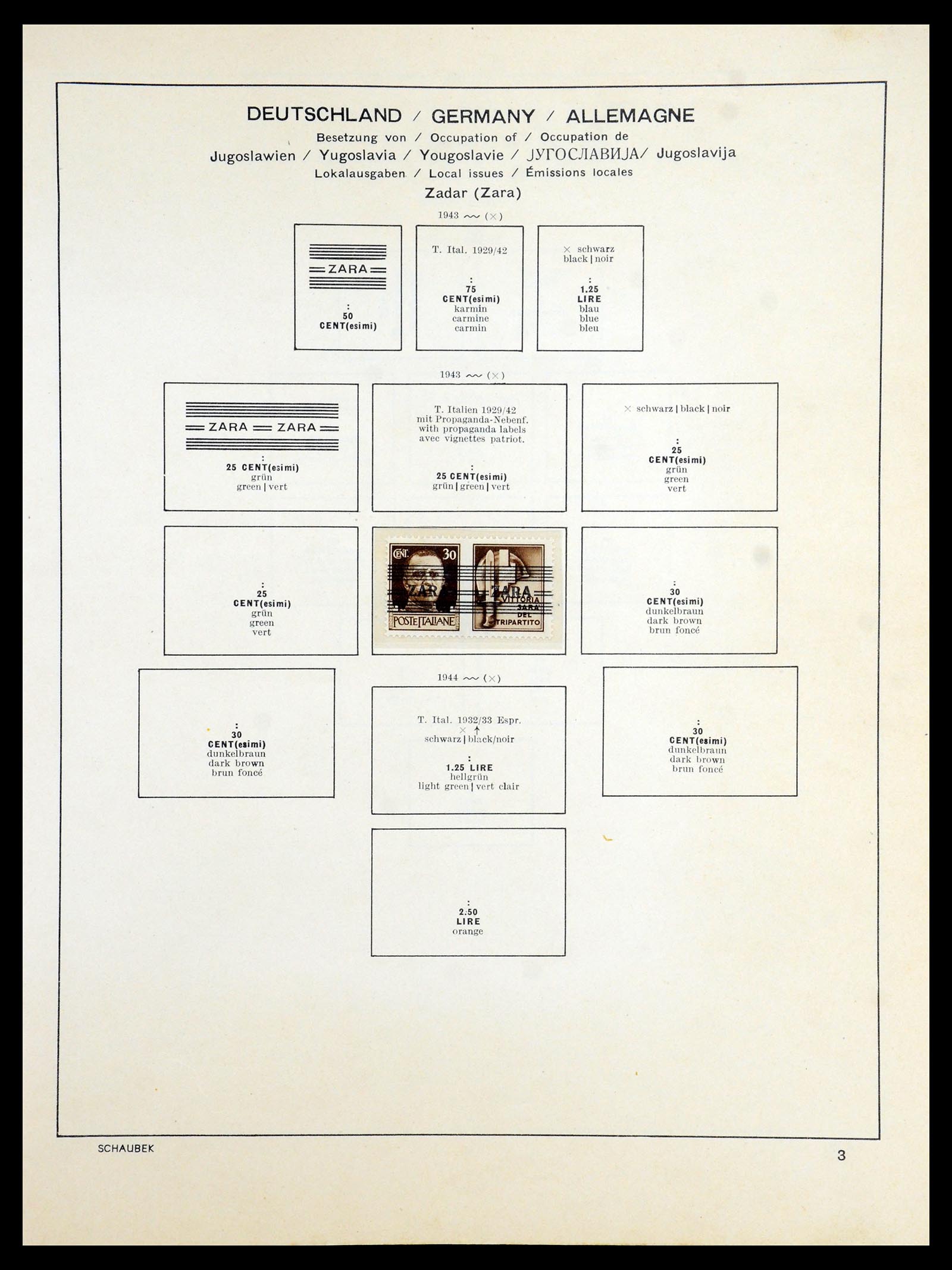 35964 039 - Postzegelverzameling 35964 Duitsland bezettingen WO II 1939-1945.