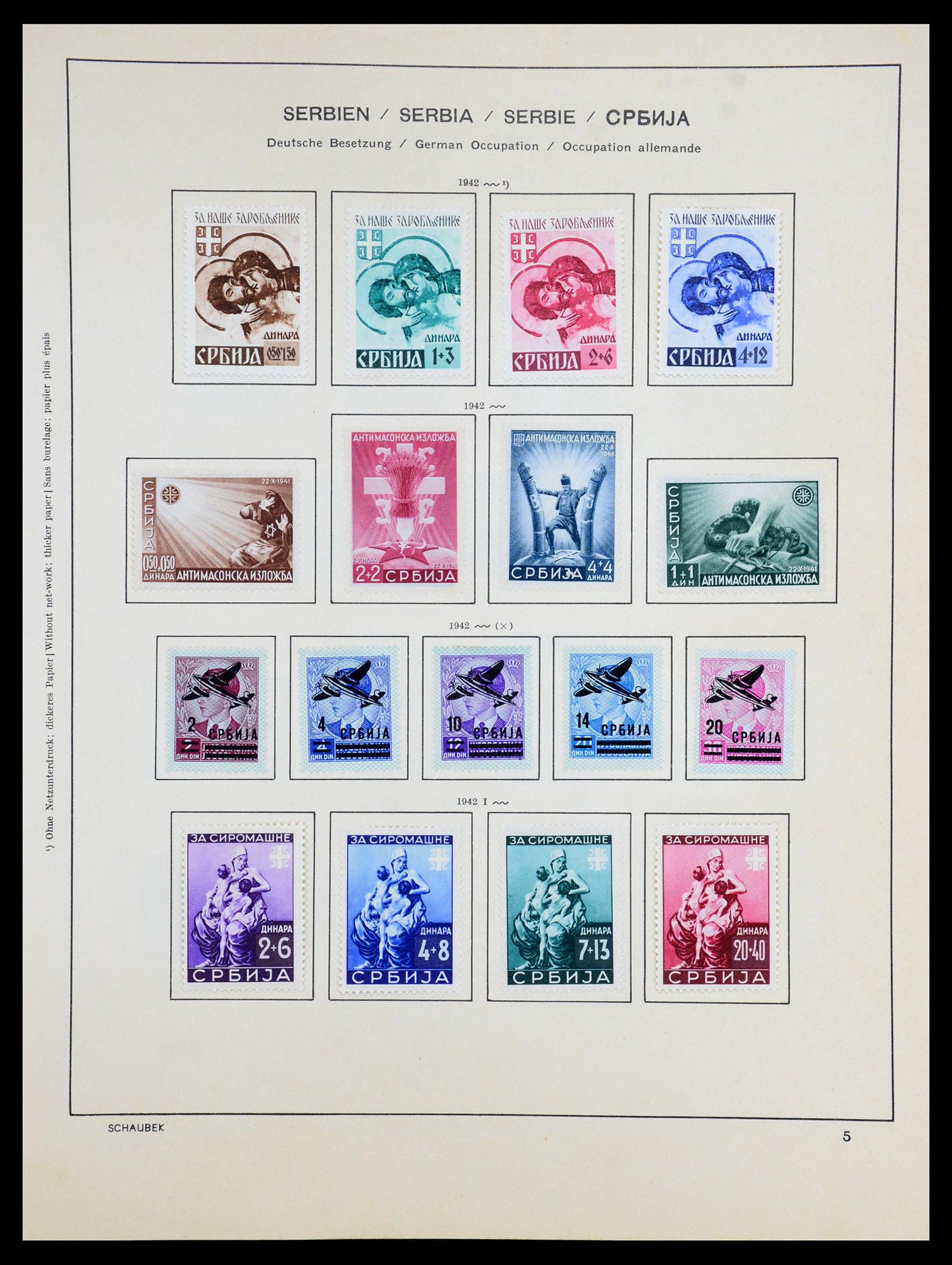 35964 049 - Postzegelverzameling 35964 Duitsland bezettingen WO II 1939-1945.