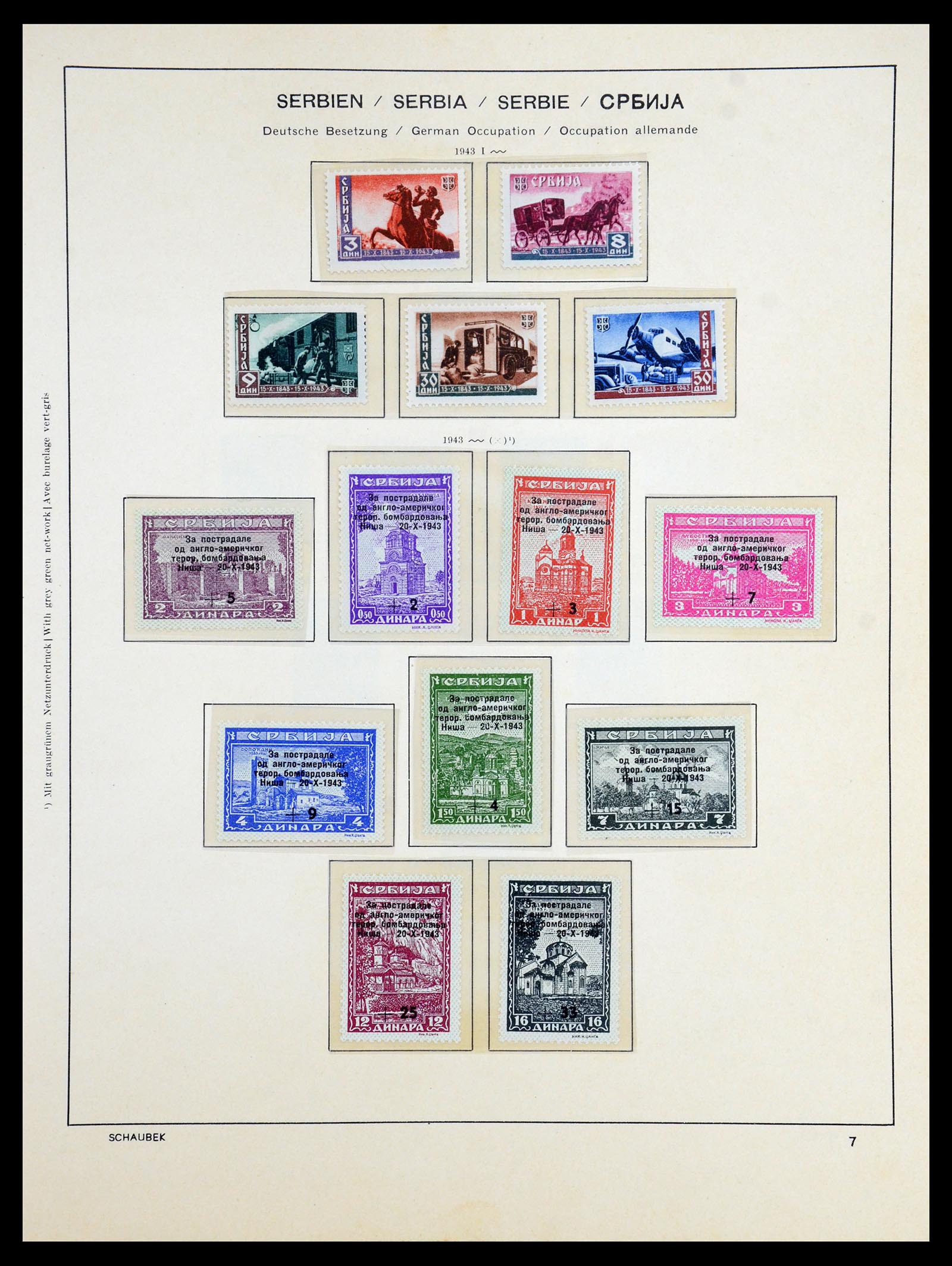 35964 051 - Postzegelverzameling 35964 Duitsland bezettingen WO II 1939-1945.