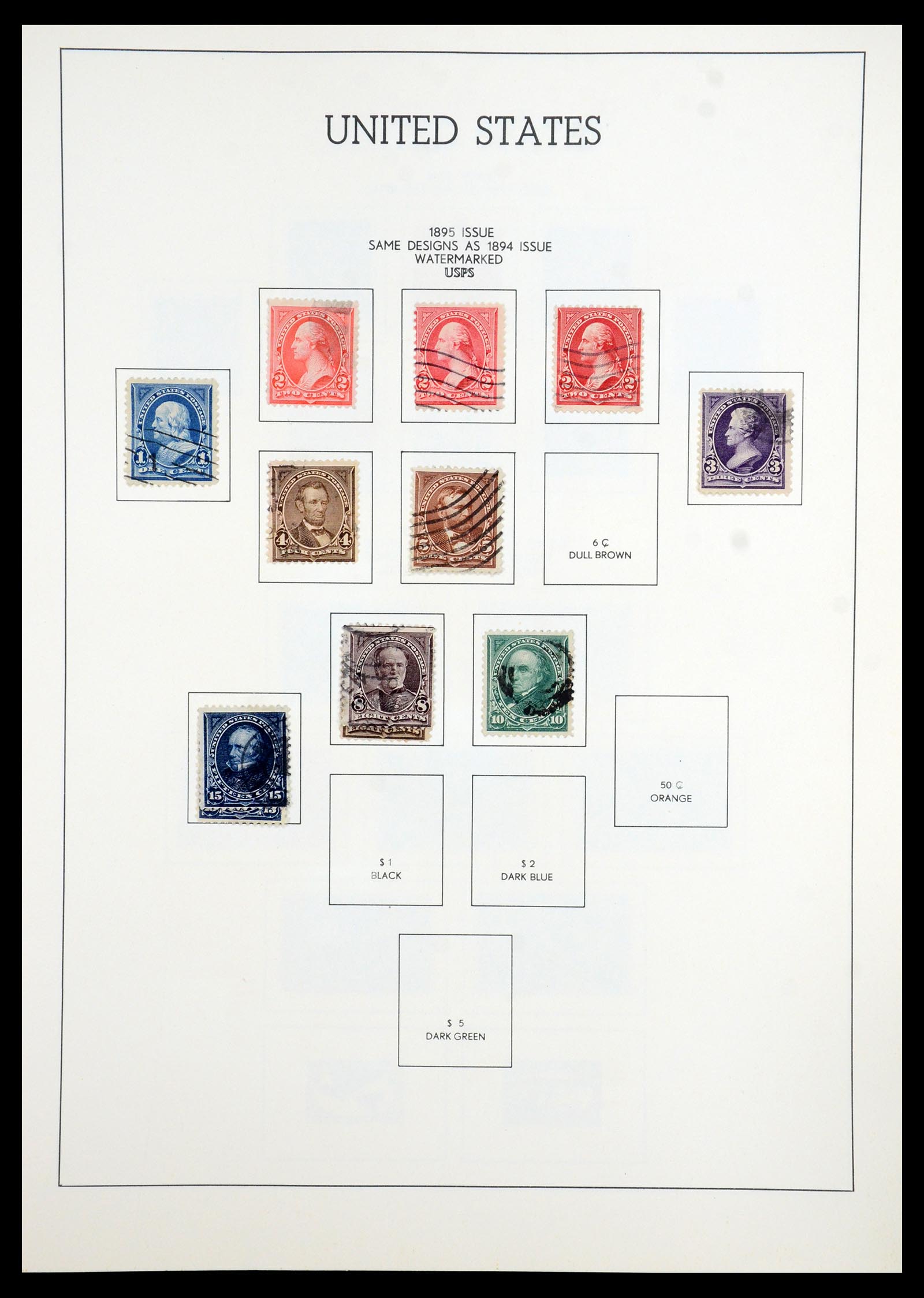 35965 009 - Stamp collection 35965 USA 1851-1966.