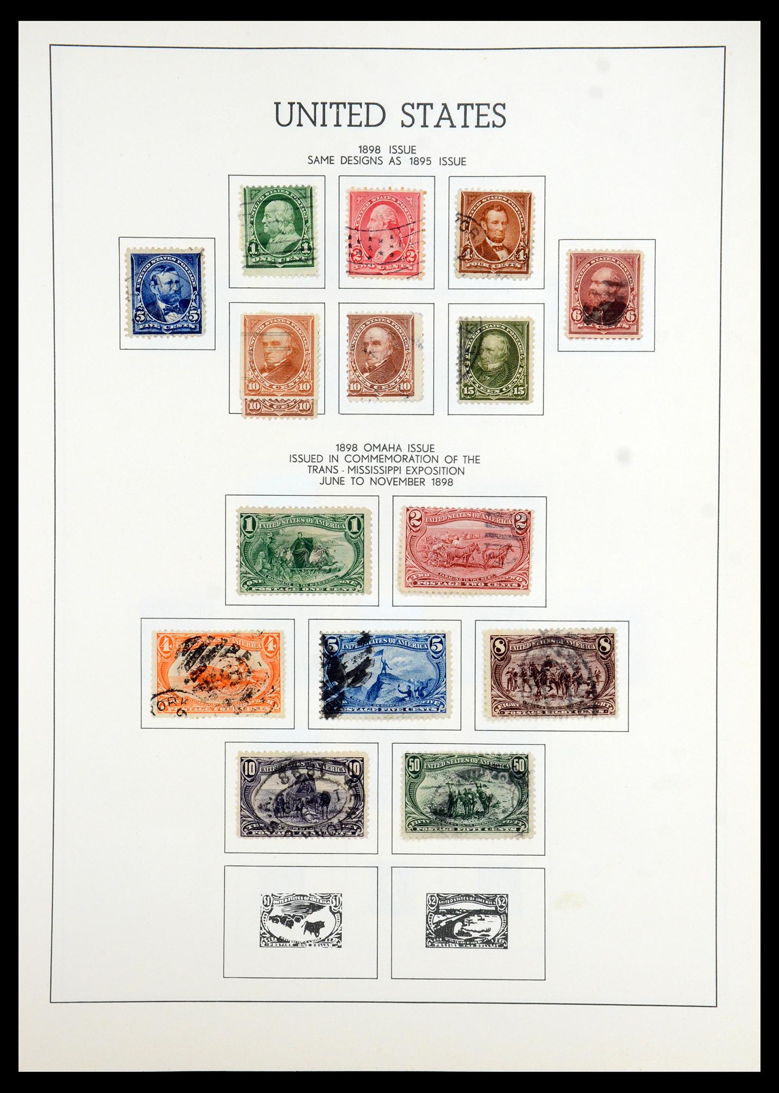 35965 010 - Stamp collection 35965 USA 1851-1966.