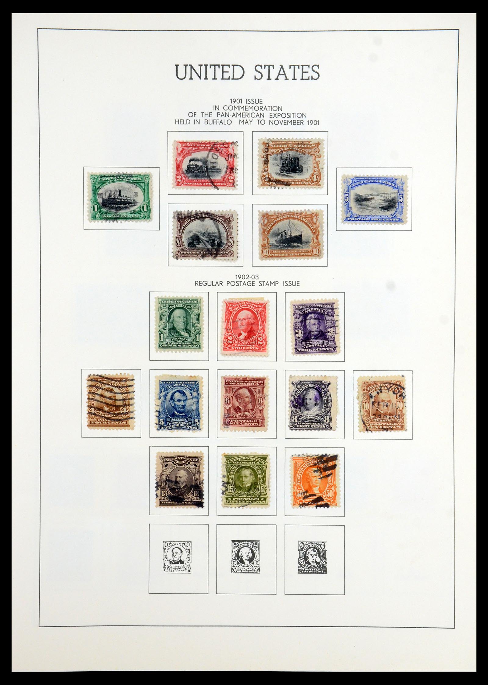 35965 011 - Stamp collection 35965 USA 1851-1966.