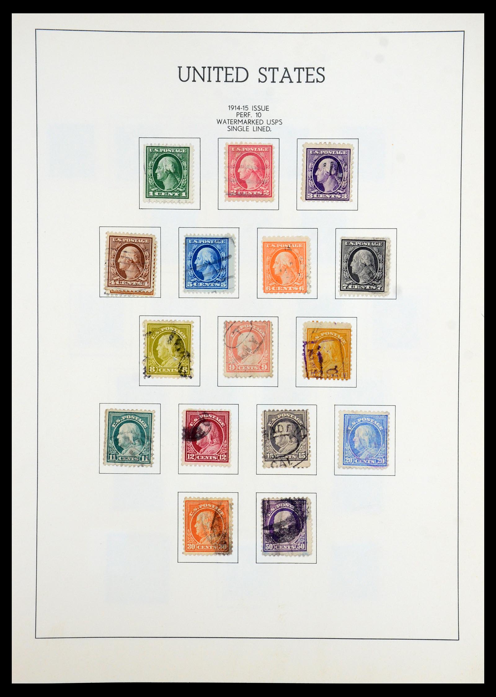 35965 014 - Stamp collection 35965 USA 1851-1966.
