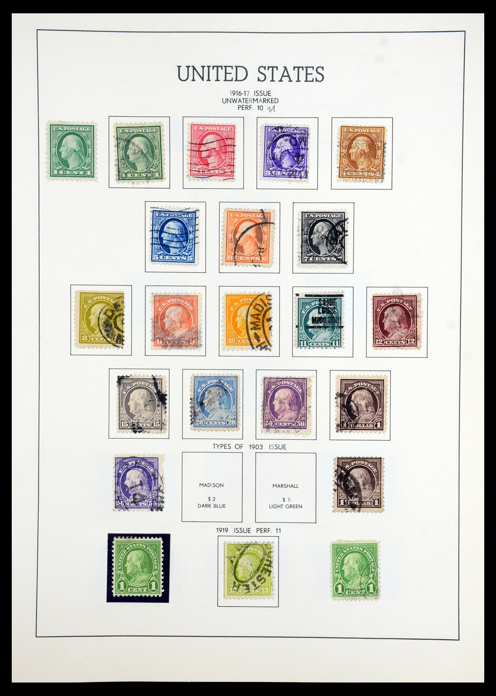 35965 015 - Stamp collection 35965 USA 1851-1966.